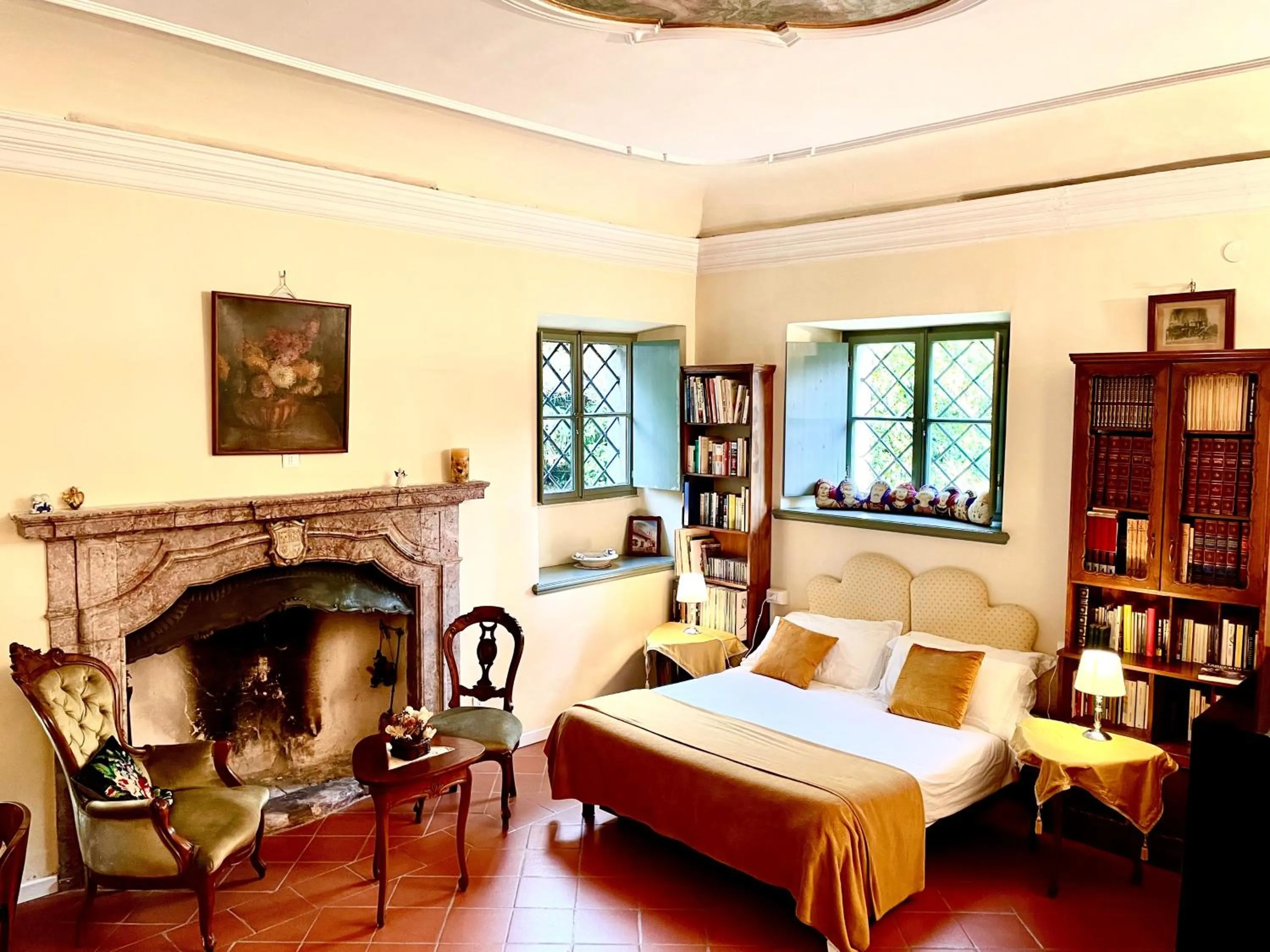 Triple Room with External Private Bathroom in Villa De Rubeis Florit