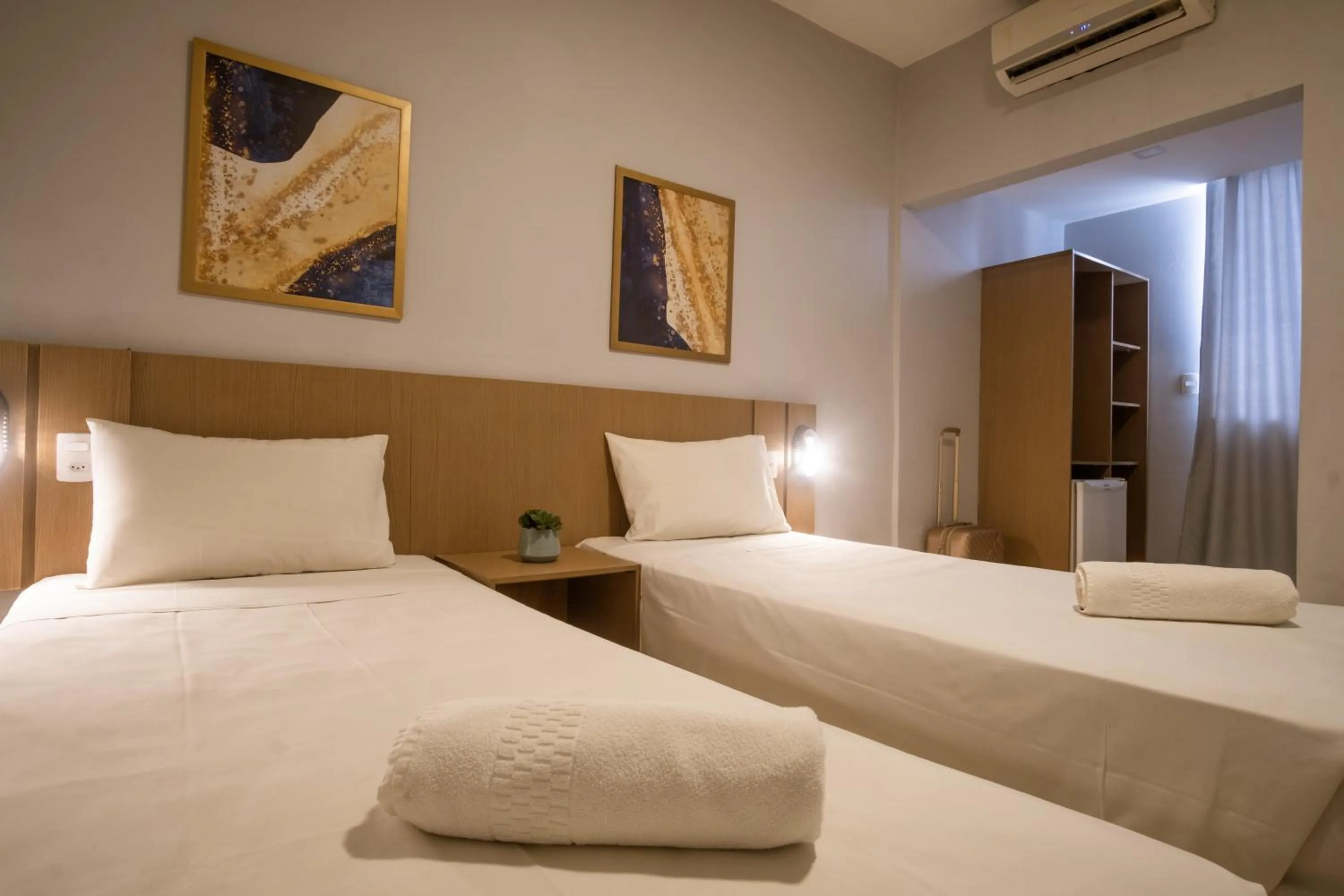 Bed in Marezzi Hotel Aracaju