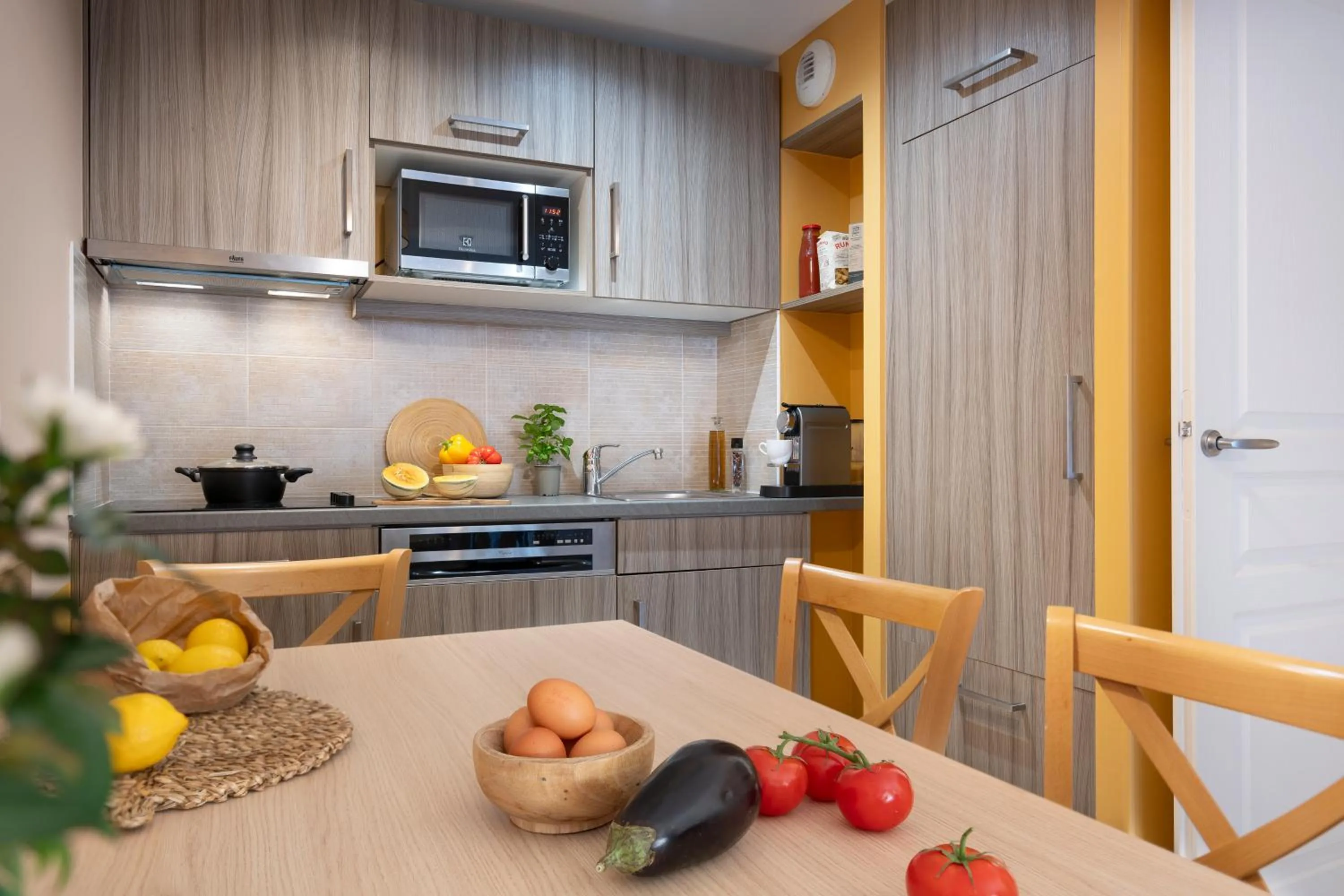 Kitchen or kitchenette in Résidence Pierre & Vacances Premium Julia Augusta