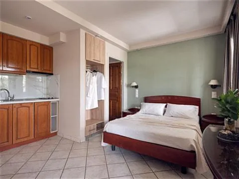 Bed in Villa Maria Laganas