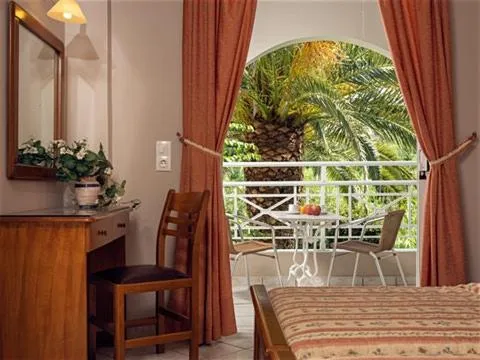 Balcony/Terrace, Bed in Villa Maria Laganas