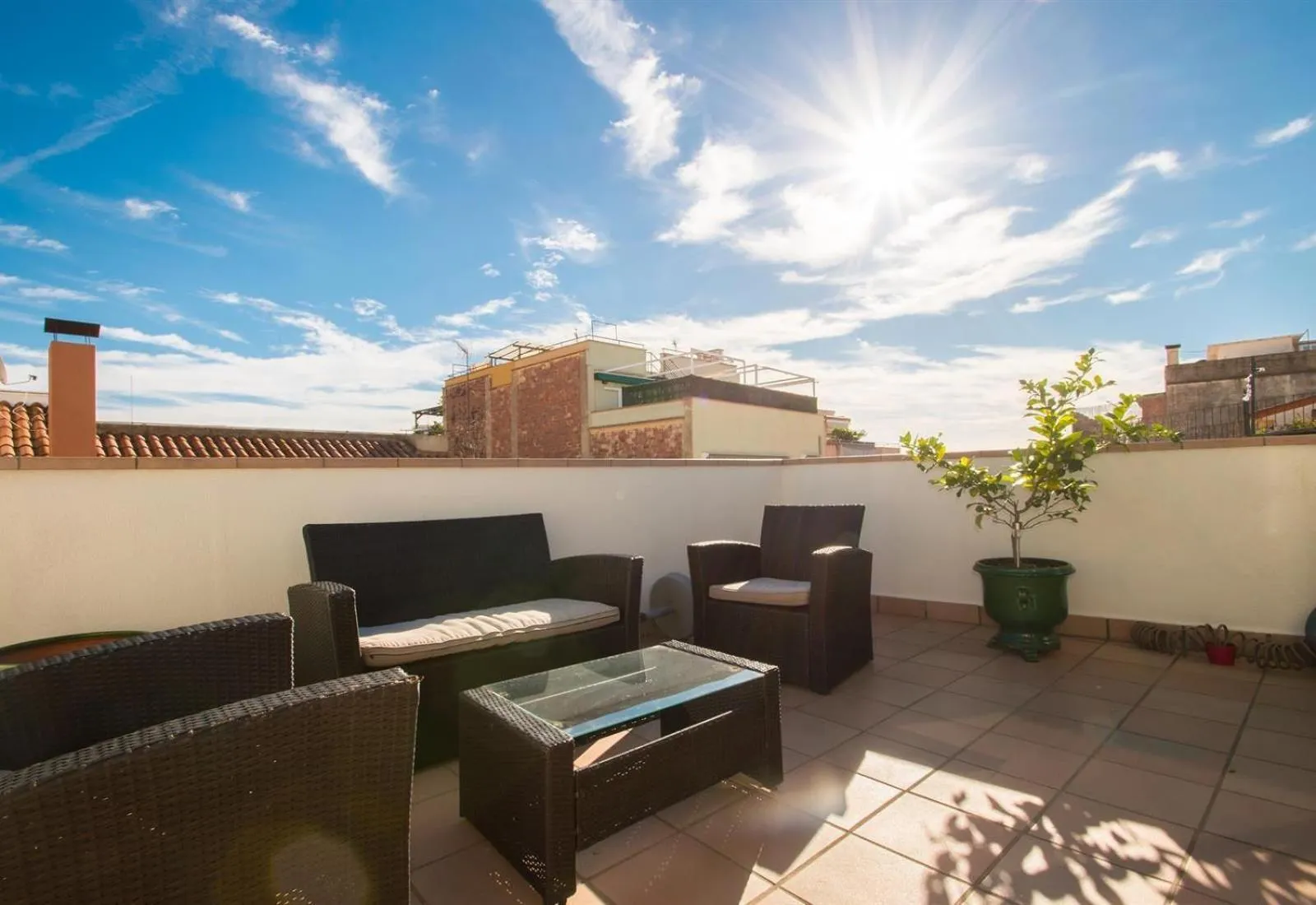 Balcony/Terrace in Blue sea apartment