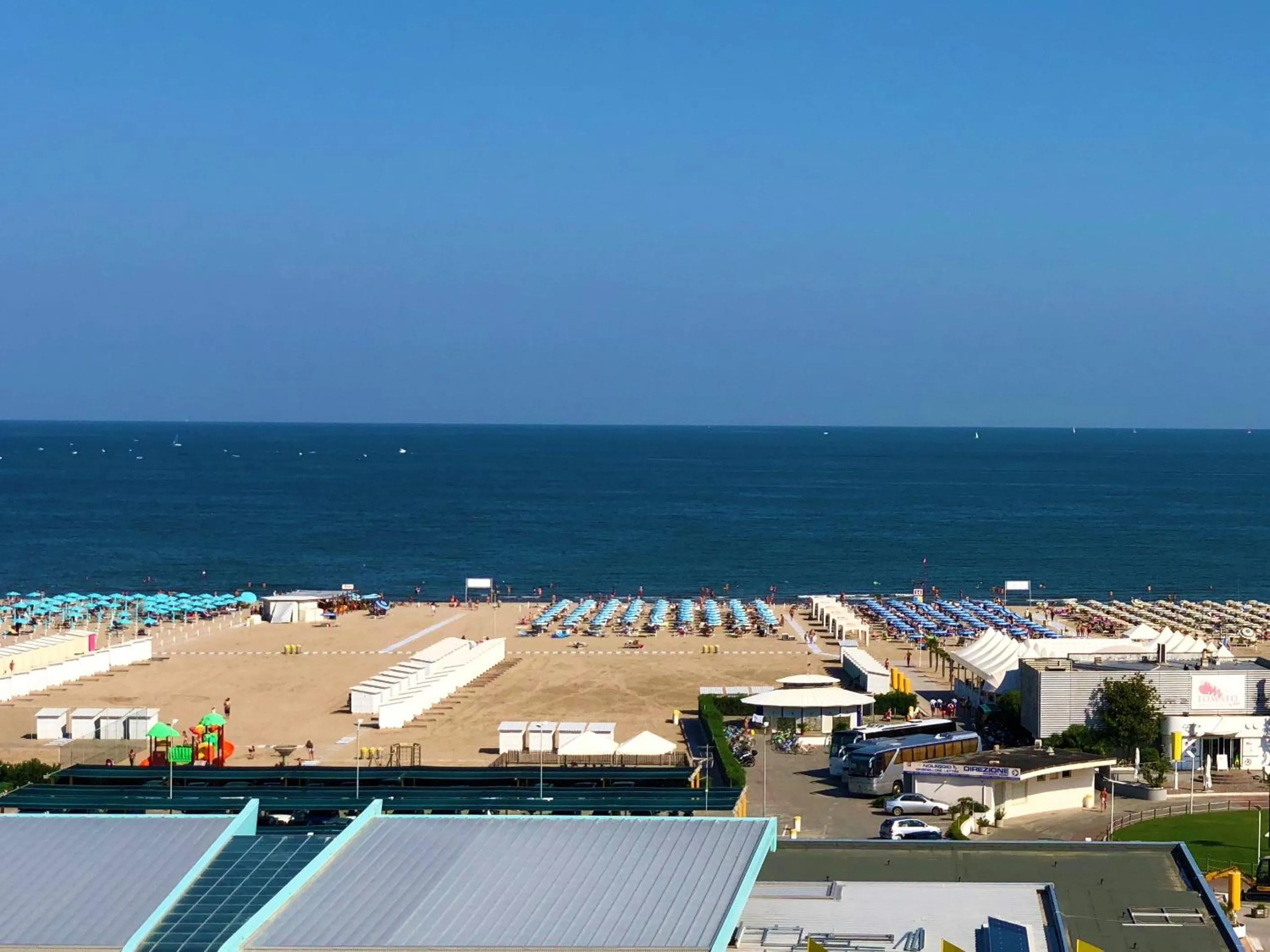 Beach in Hotel Bristol