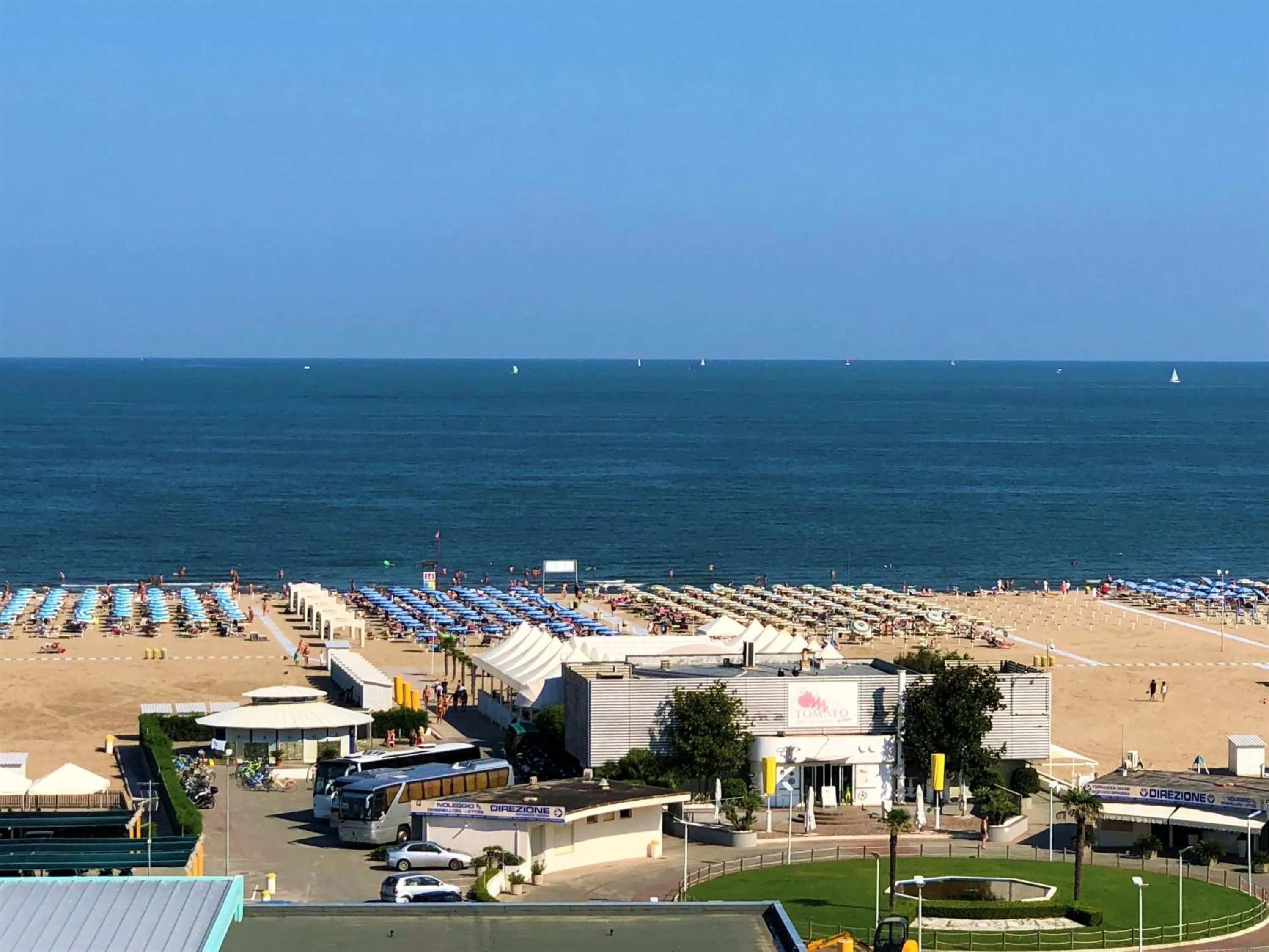 Beach in Hotel Bristol