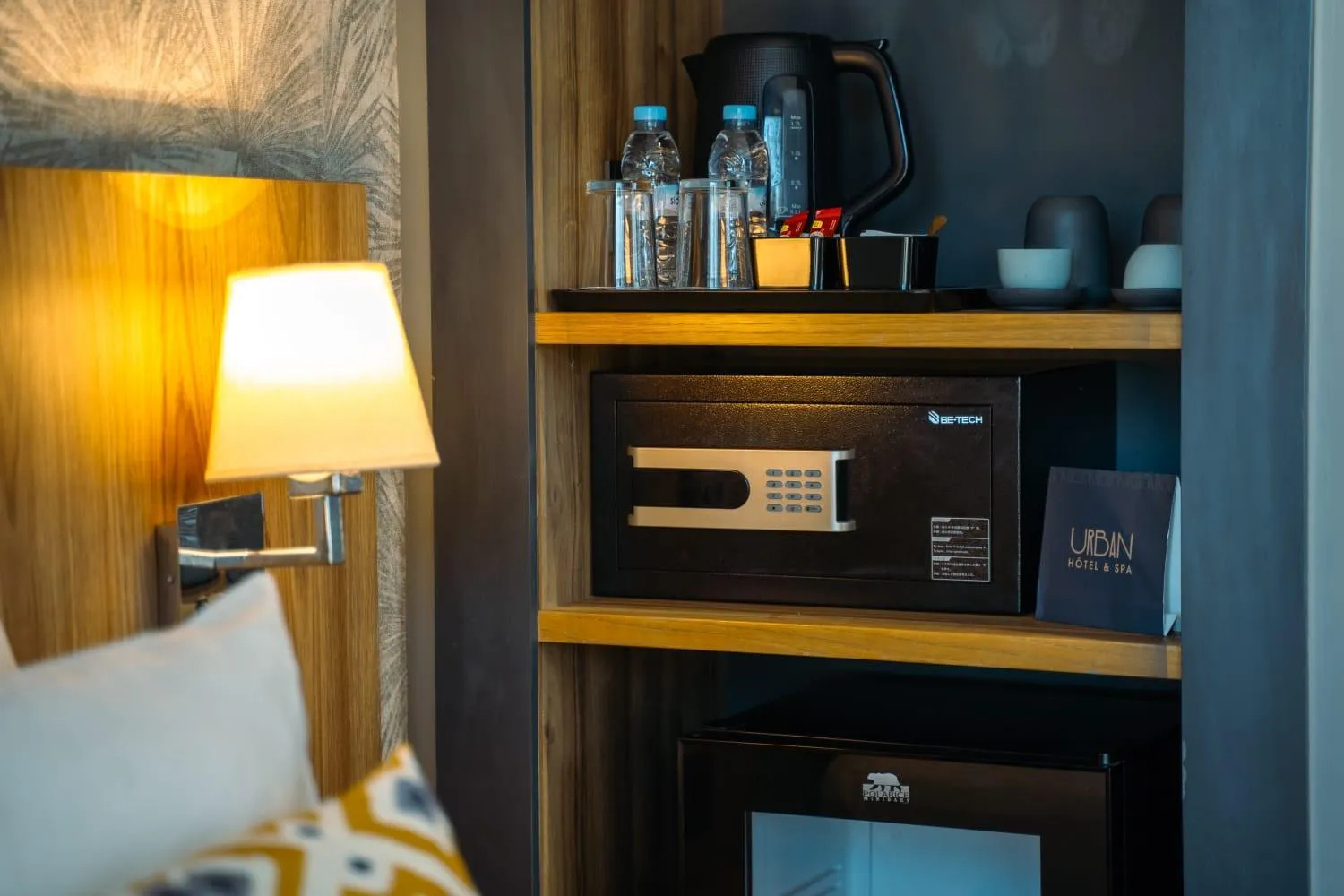 safe, Bed in Urban Hotel & Spa