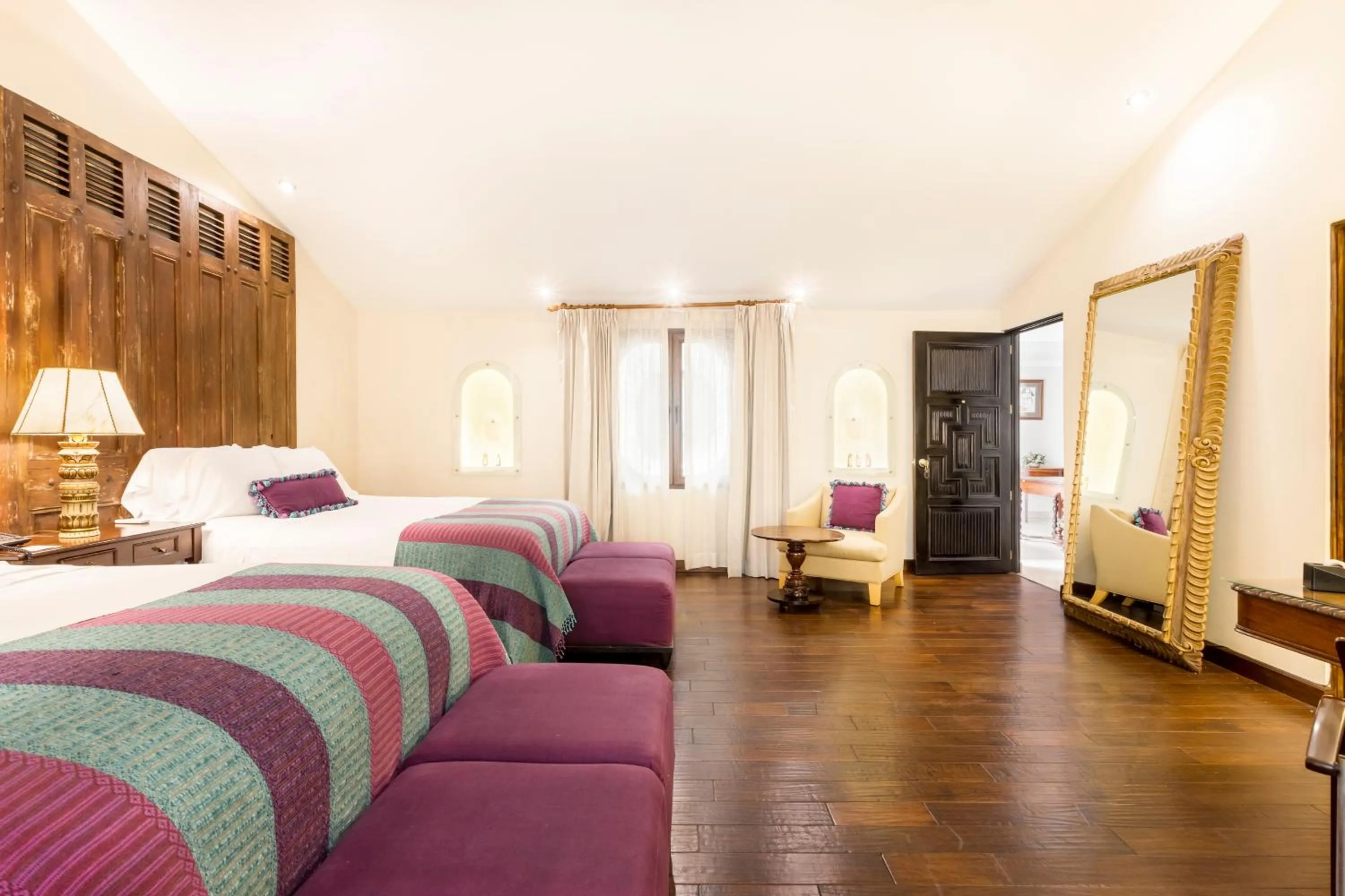 Bed in Pensativo House Hotel