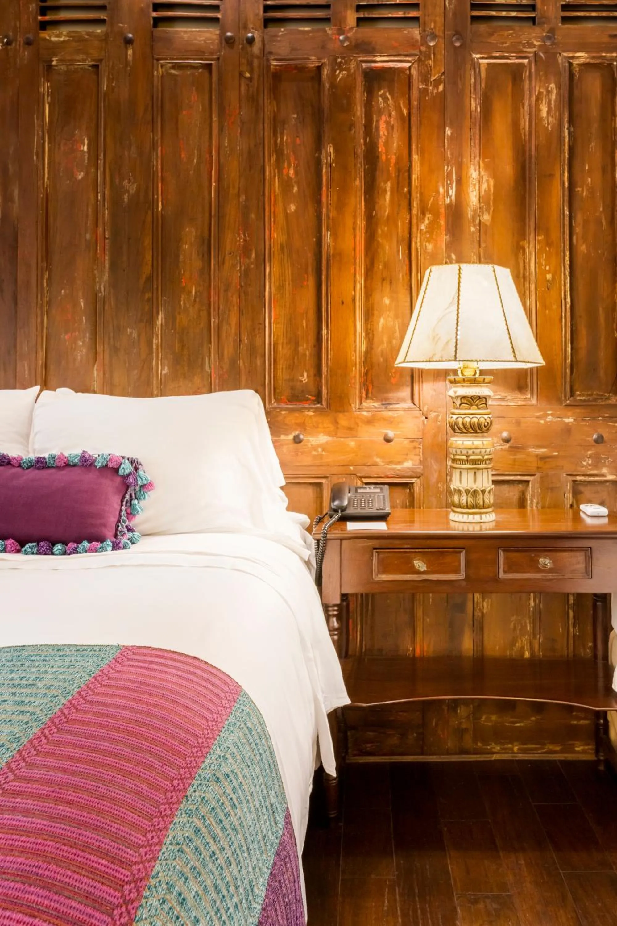 Bed in Pensativo House Hotel