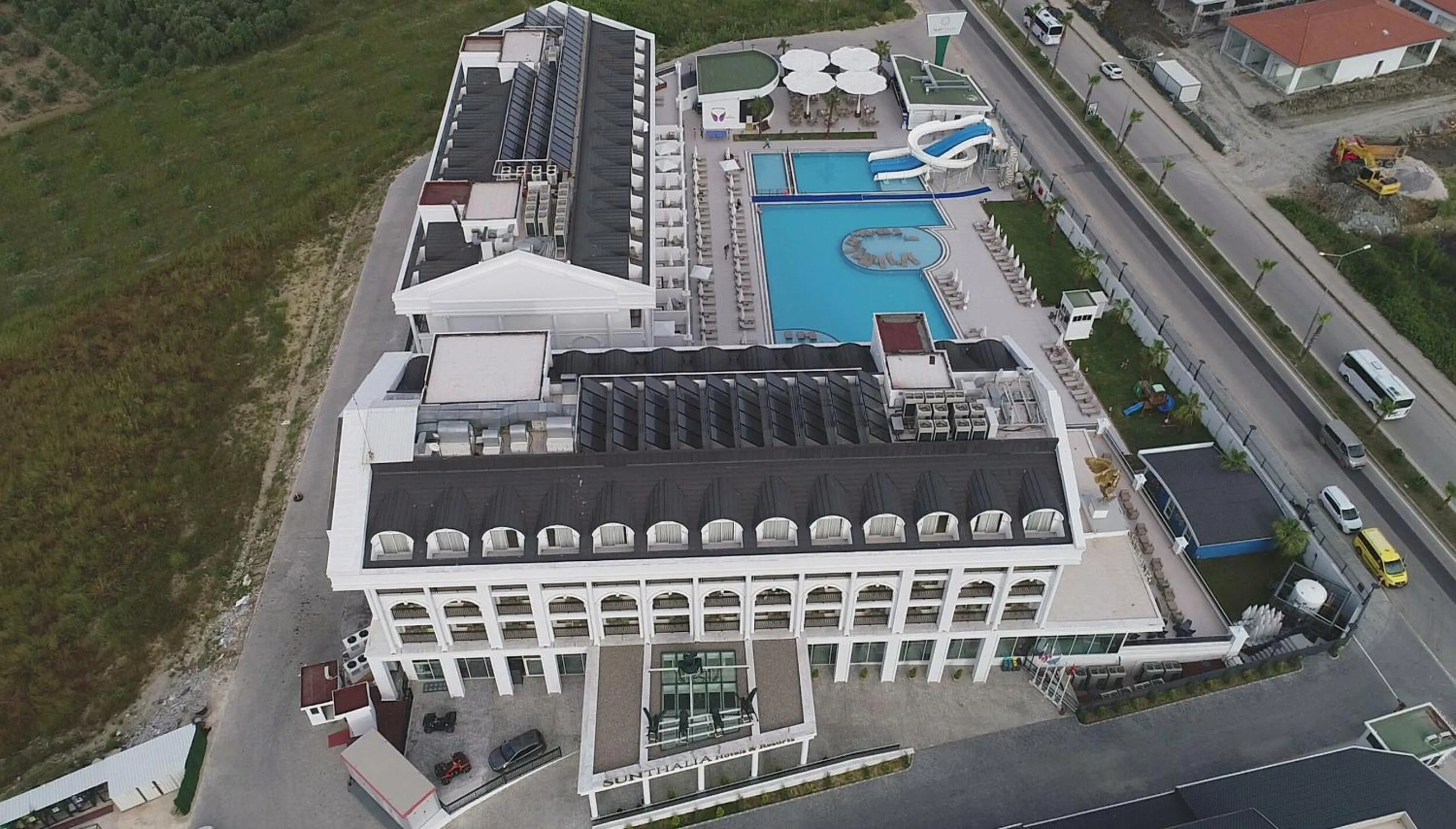 Property building in Sunthalia Hotels & Resorts Ultra All Inclusive Adults Only Party Hotel