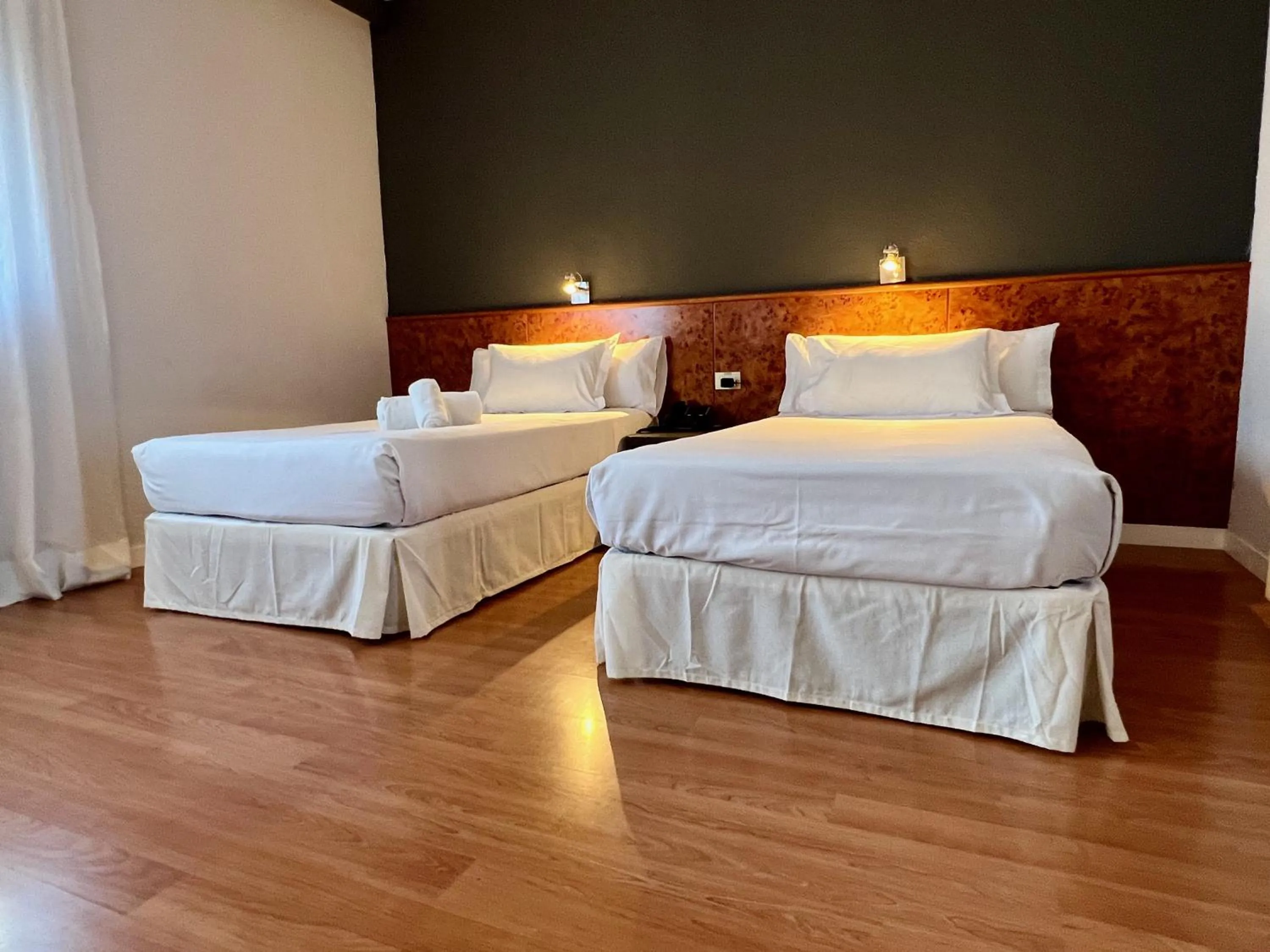 Bed in AP Hotel Madrid Airport