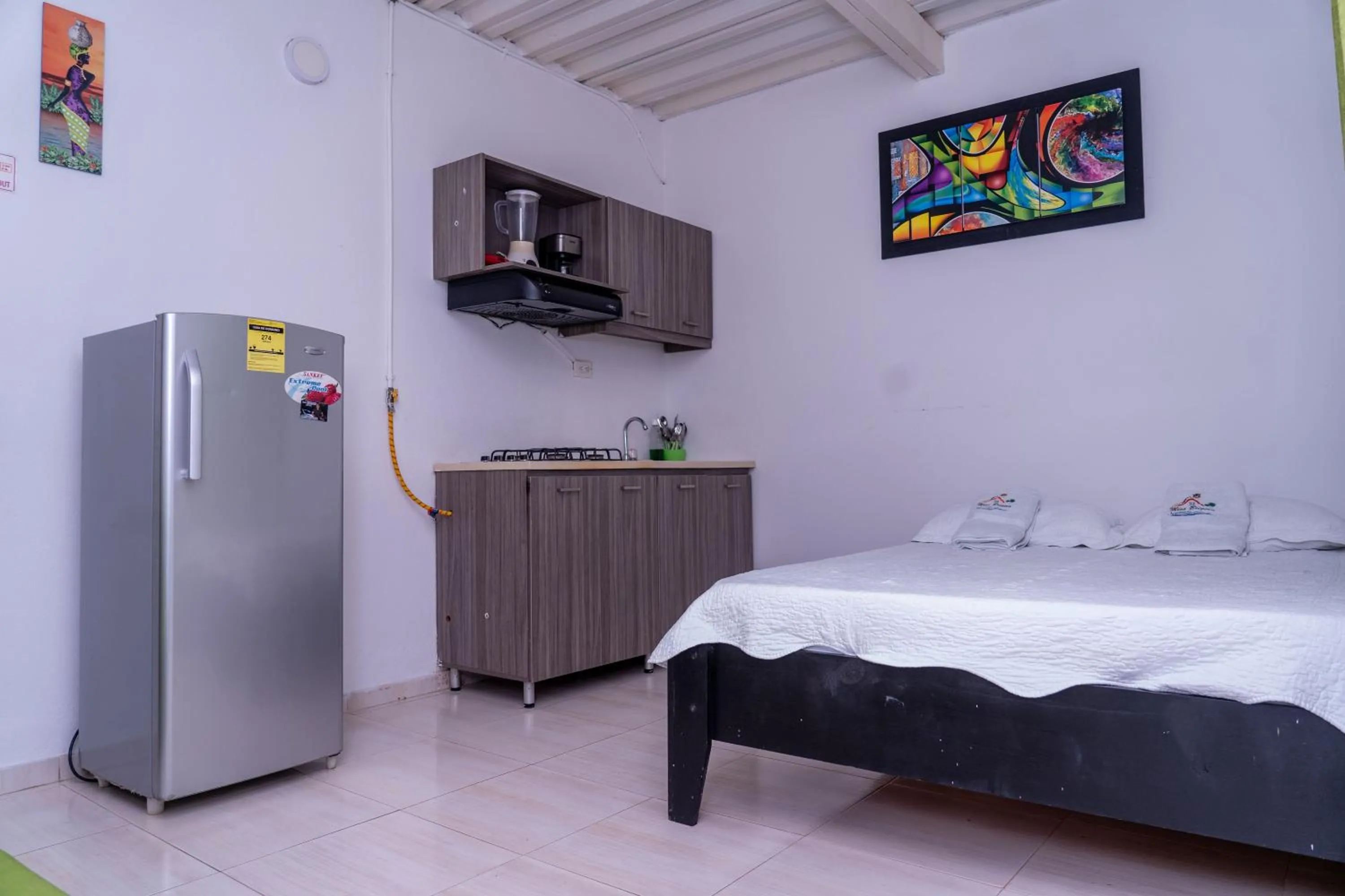 Bed in Apartamento Miss Brigida