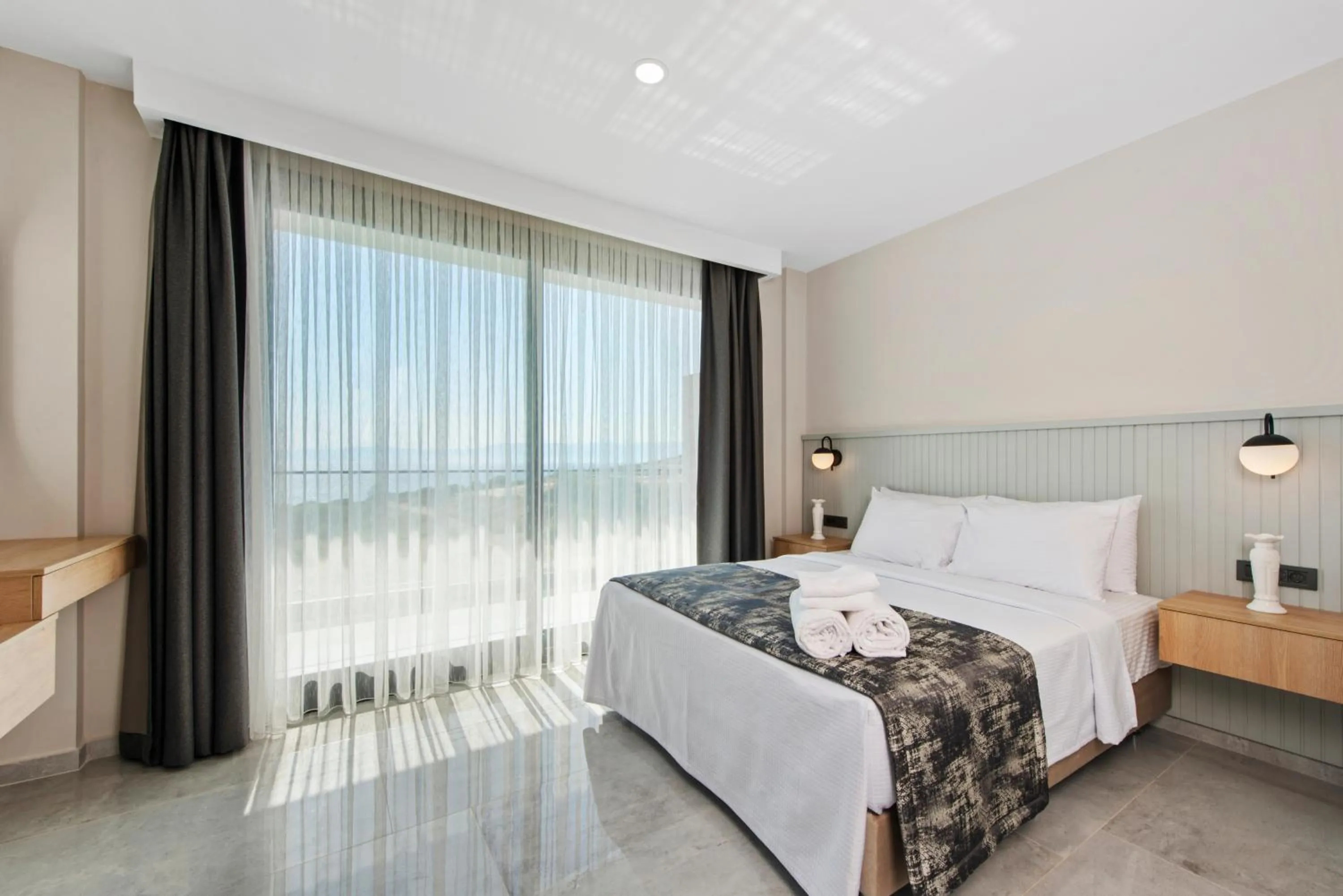 Bed in KADAGAN SUİTES AYASARANDA