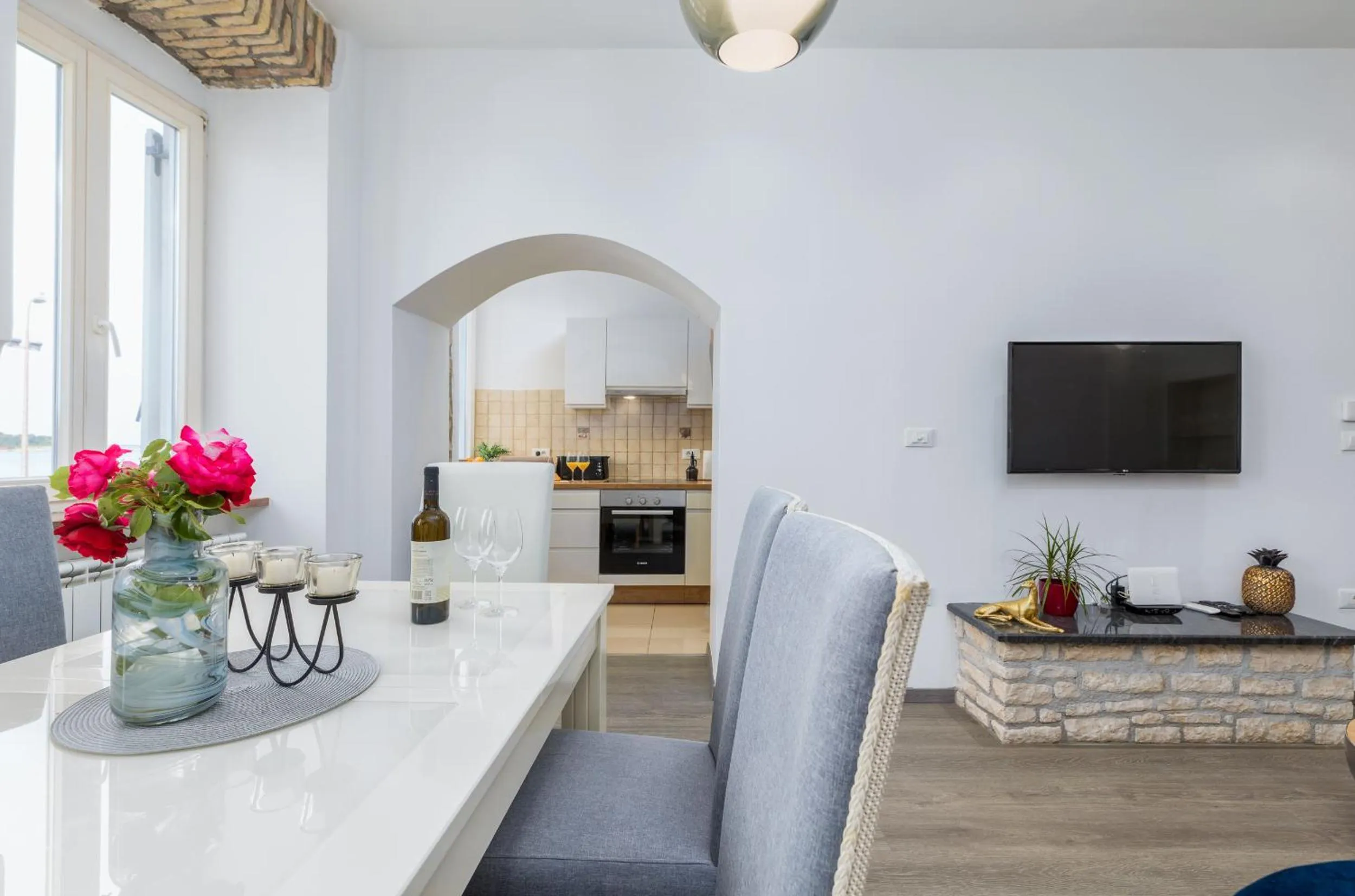 TV and multimedia in Apartment Augusto - Sea view