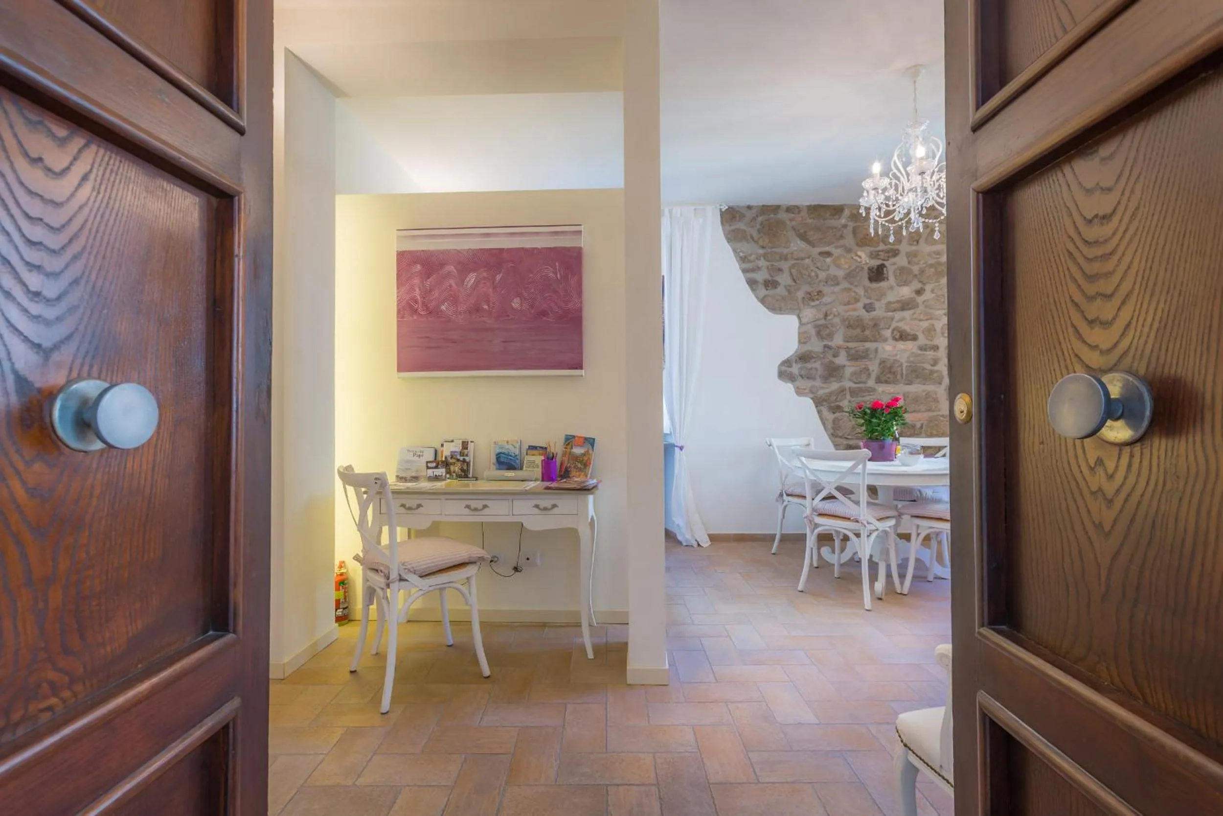 Lobby or reception in Viterbo Antica - centro storico