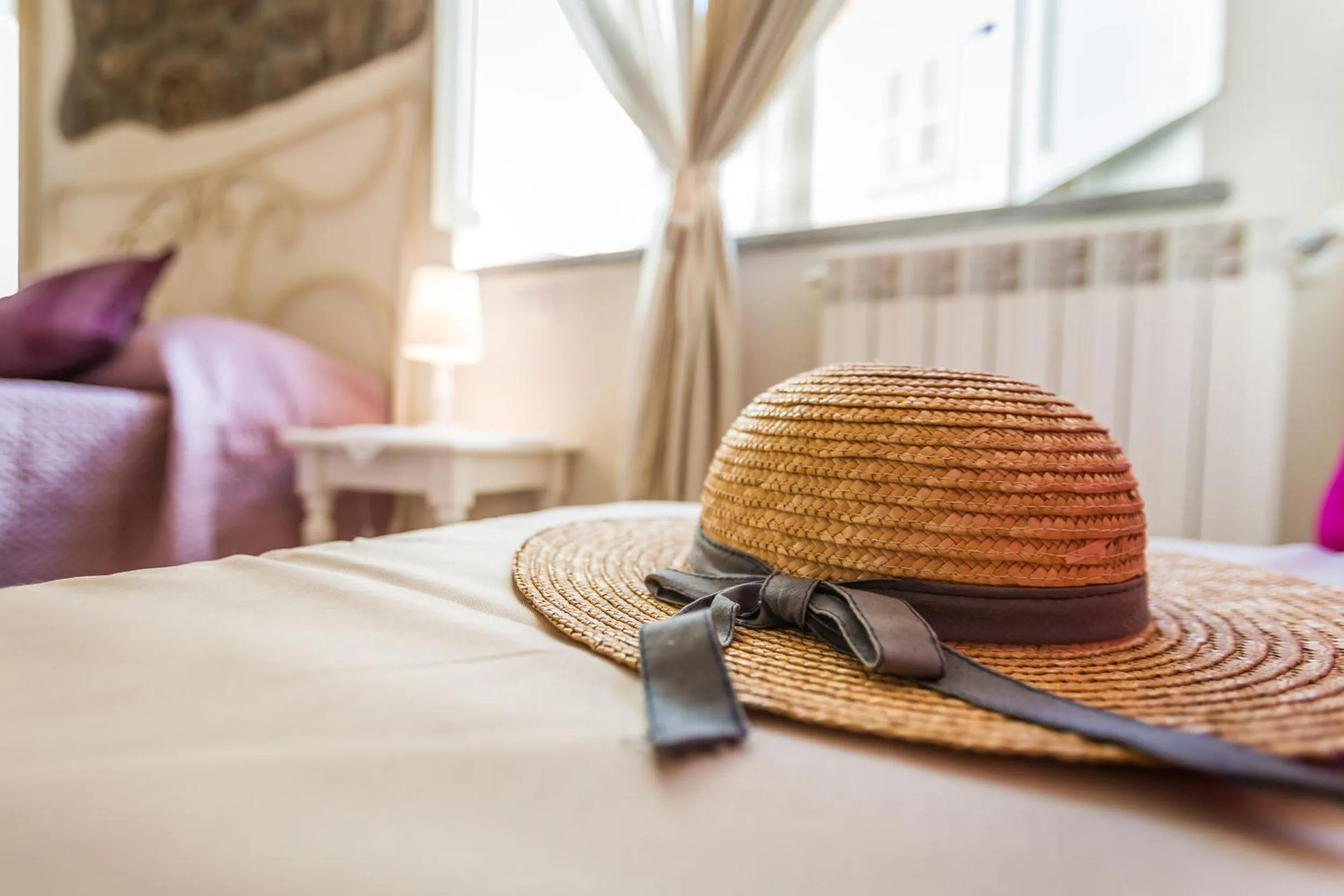 Decorative detail, Bed in Viterbo Antica - centro storico