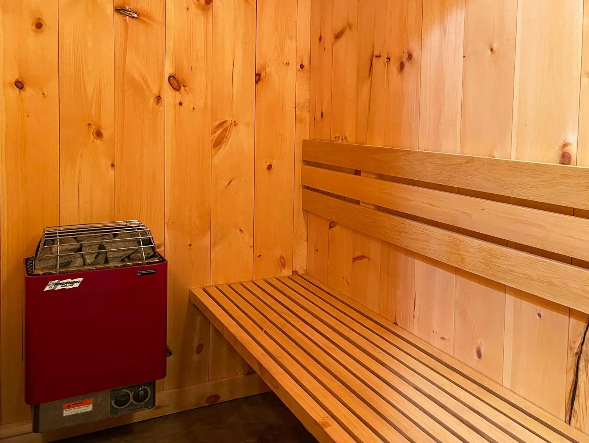 Sauna in High Peaks Chalet
