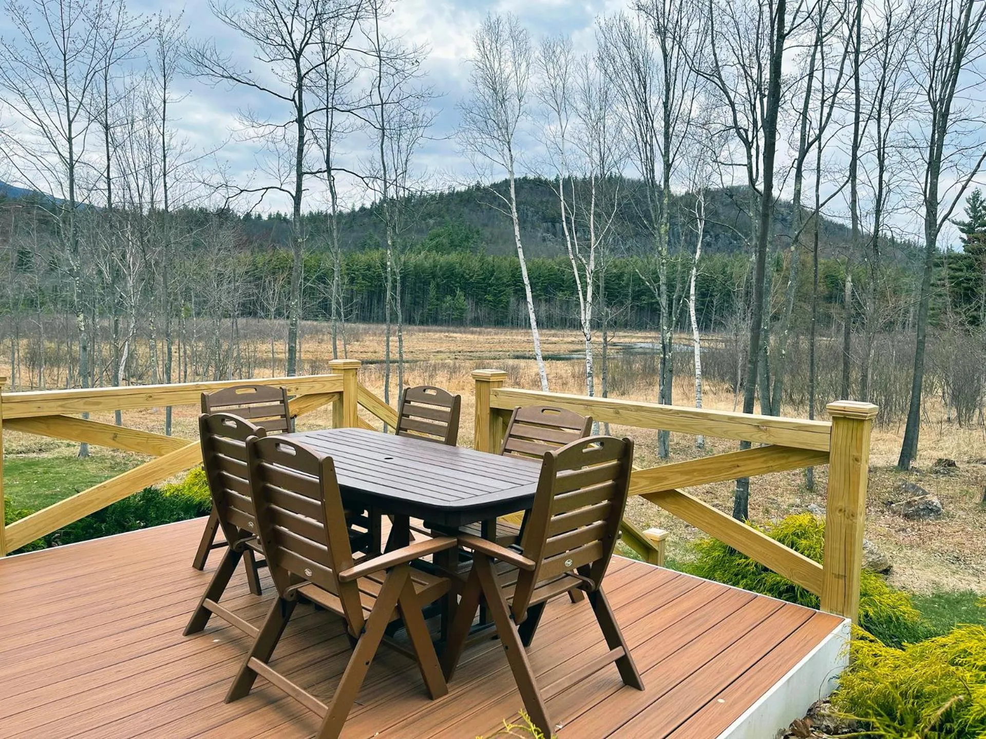 Patio in High Peaks Chalet