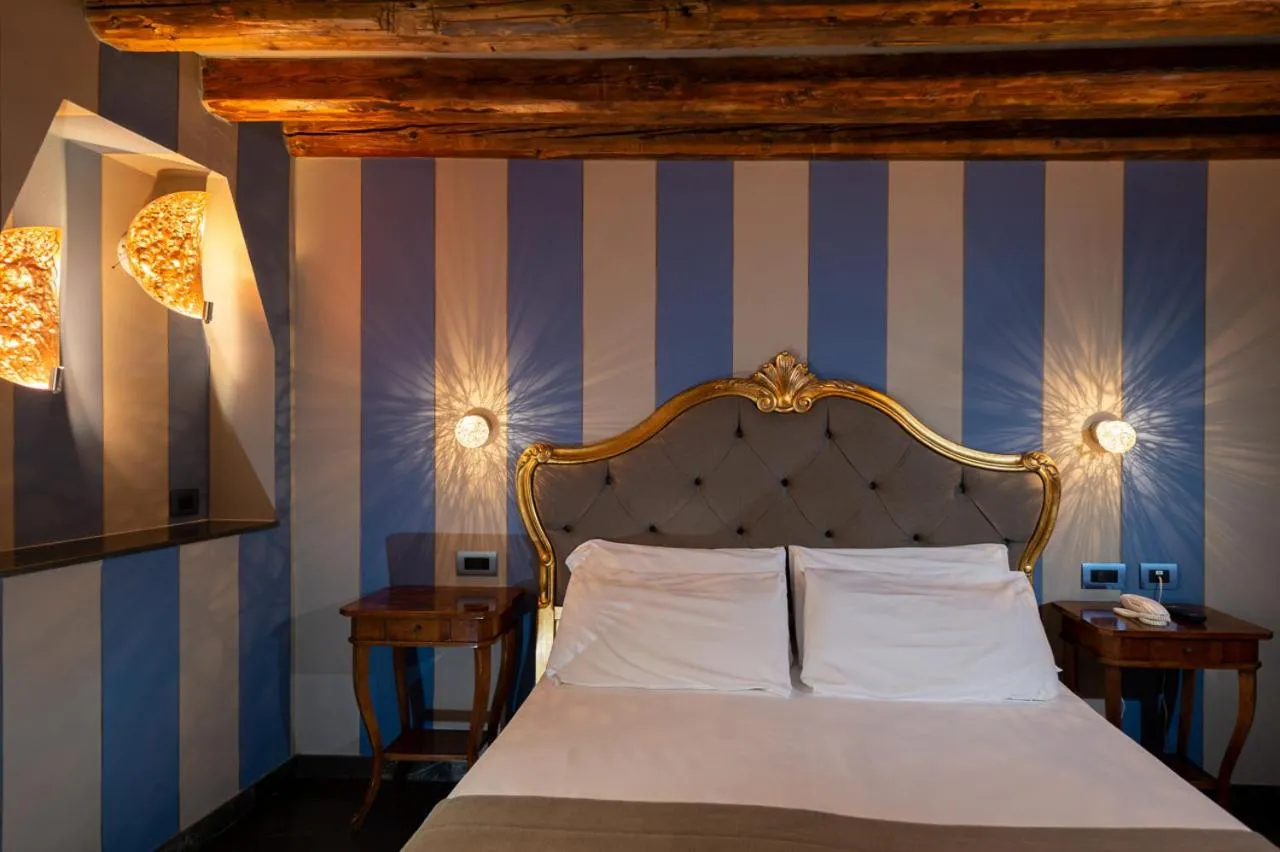 Bed in Hotel Tiziano