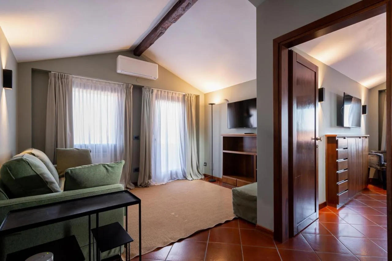 Bed in Hotel Tiziano