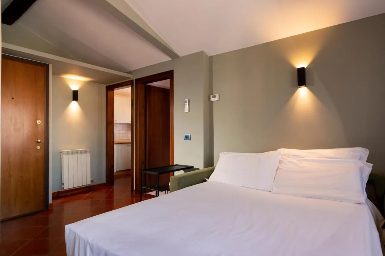 Bed in Hotel Tiziano