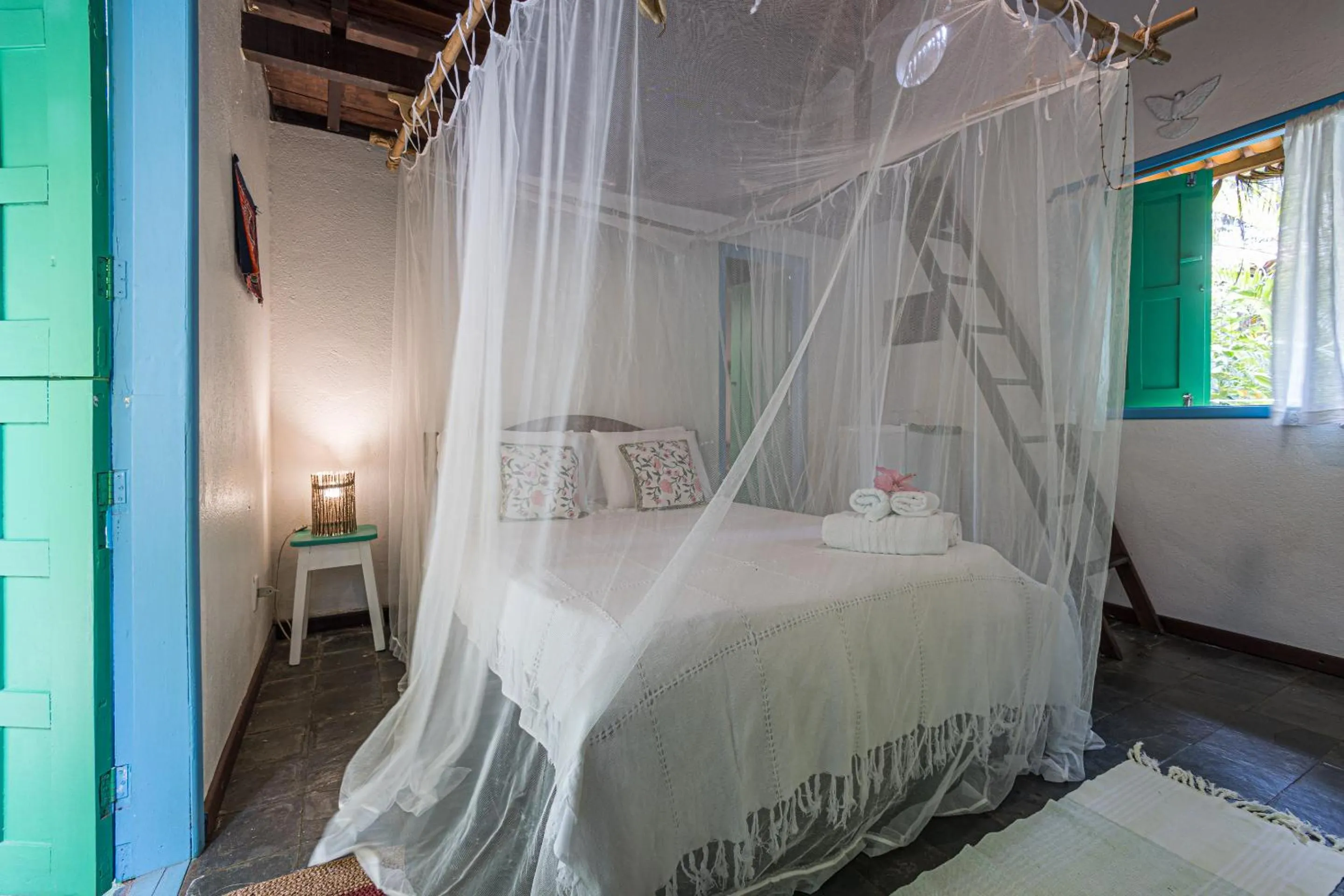 Bedroom, Bed in Pousada Canoa Nativa