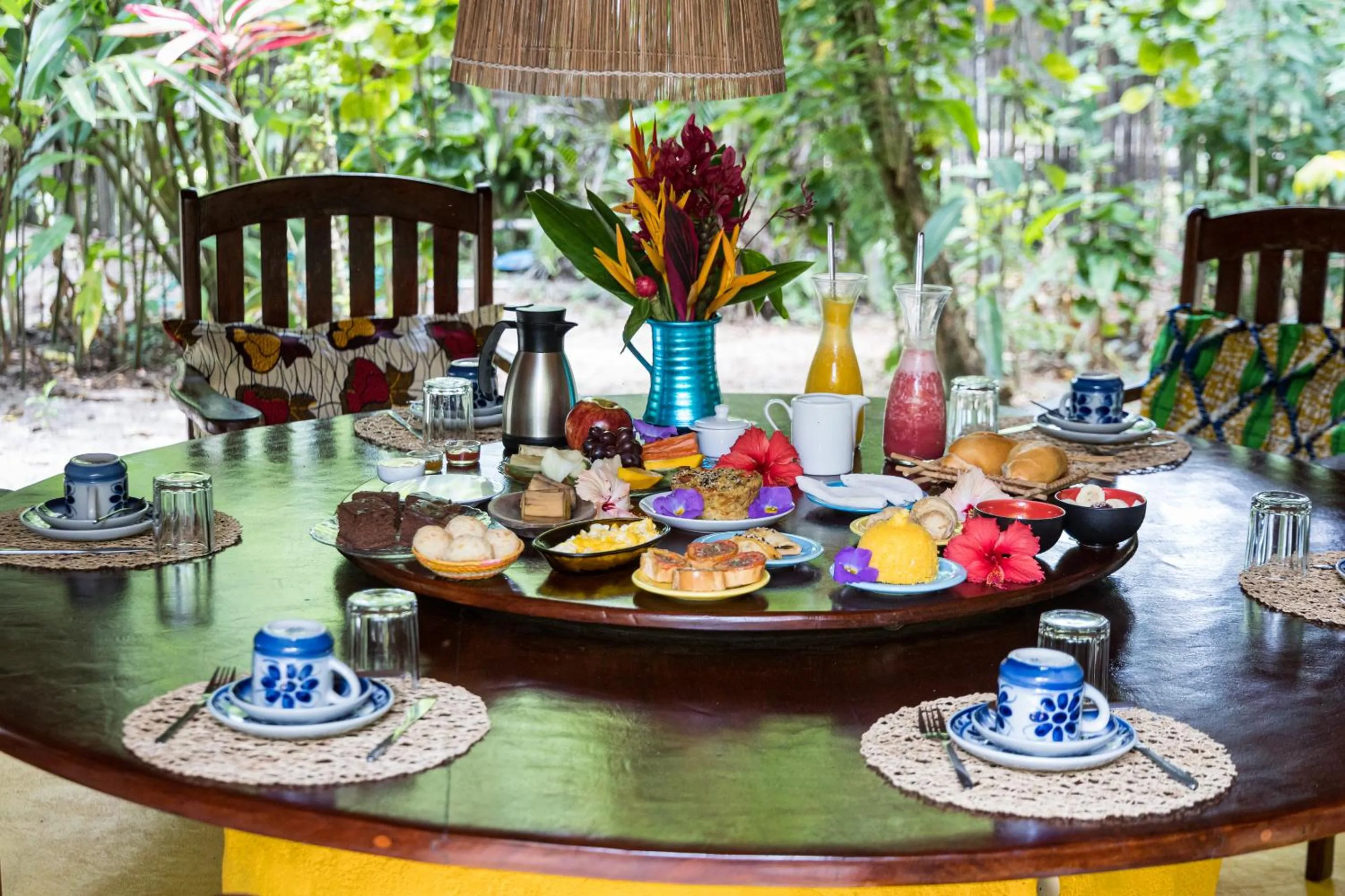 Breakfast in Pousada Canoa Nativa