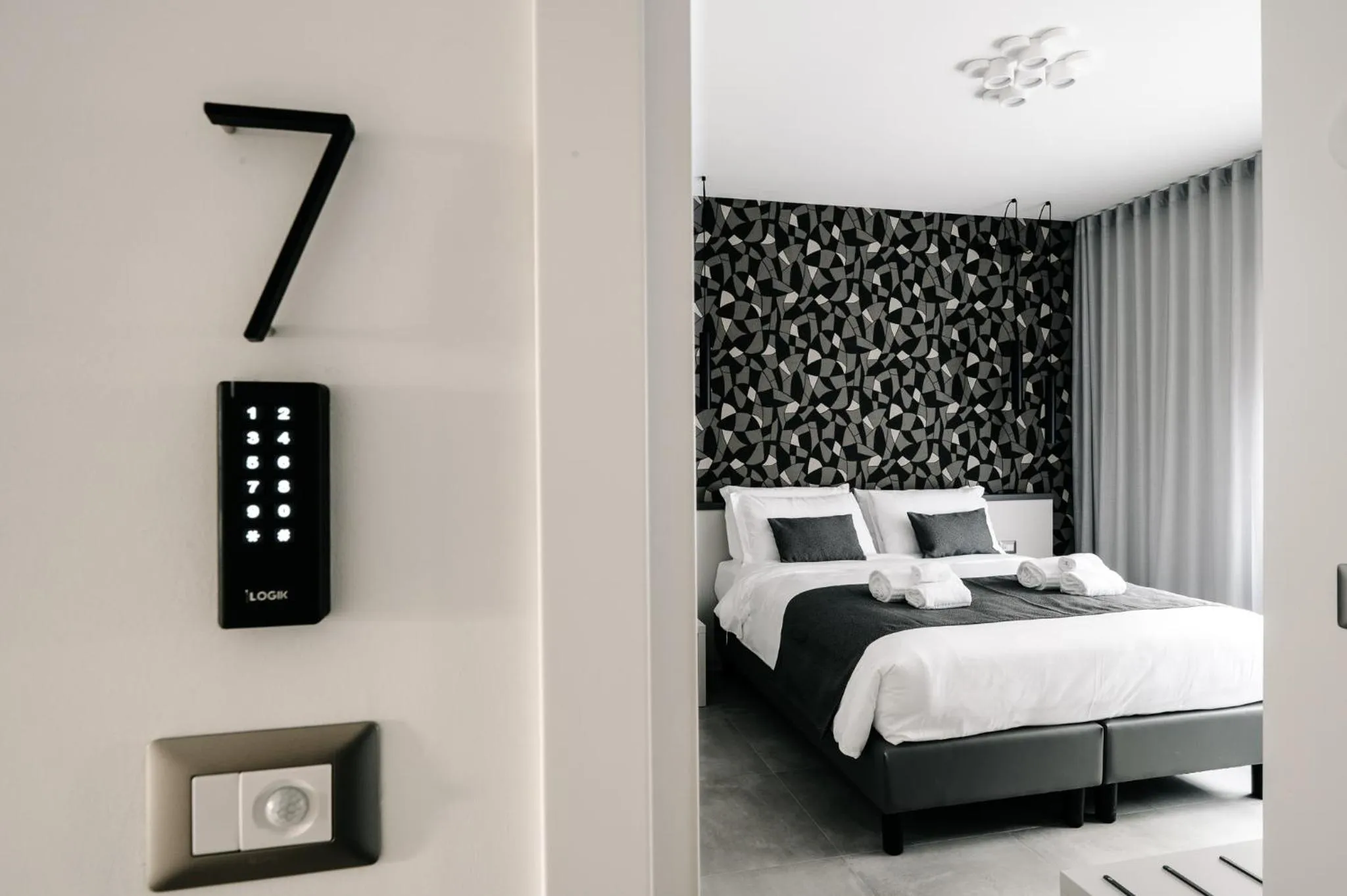 Bedroom, Bed in B&B LUMAS