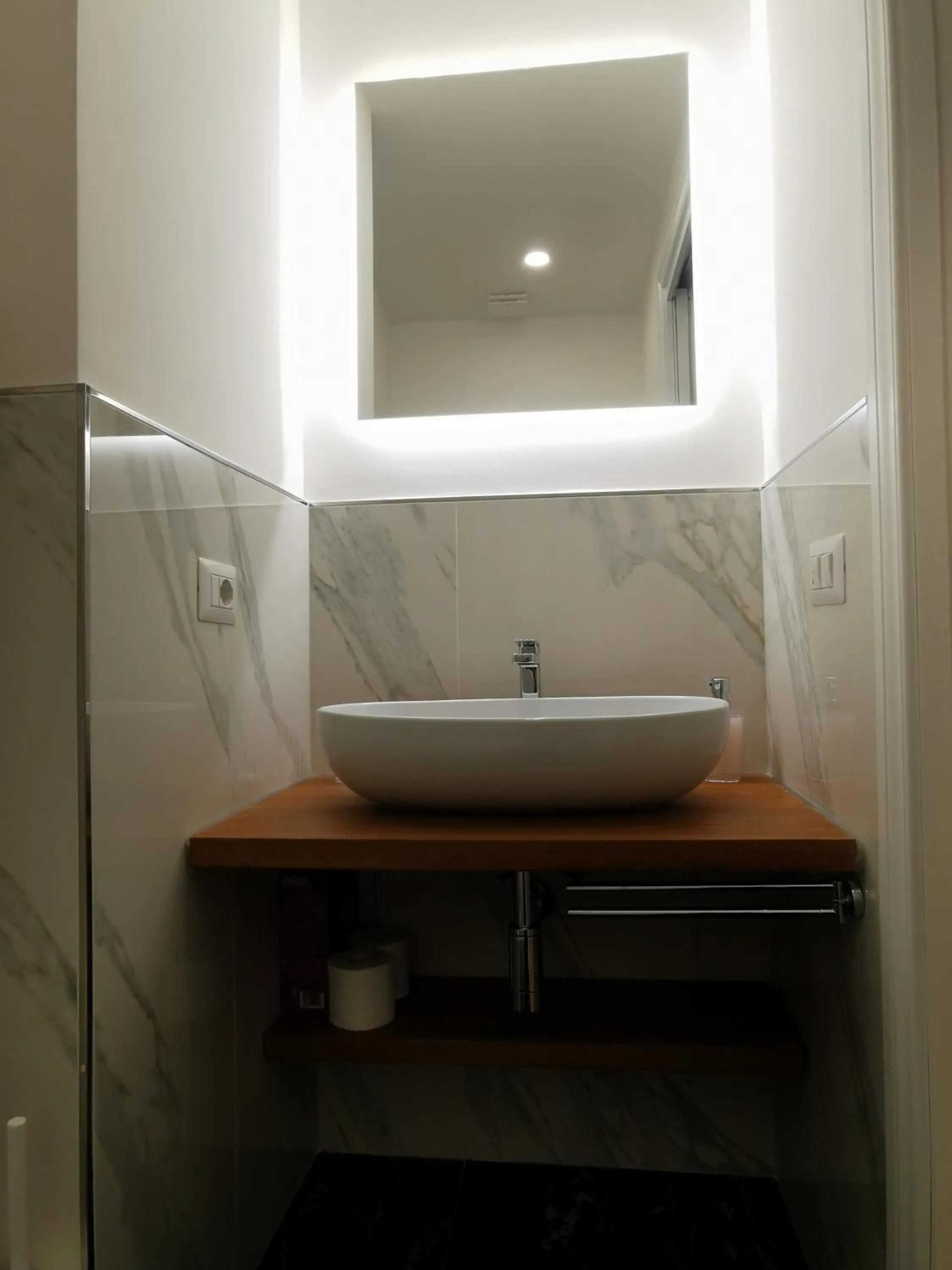 Bathroom in Navona Central Relais