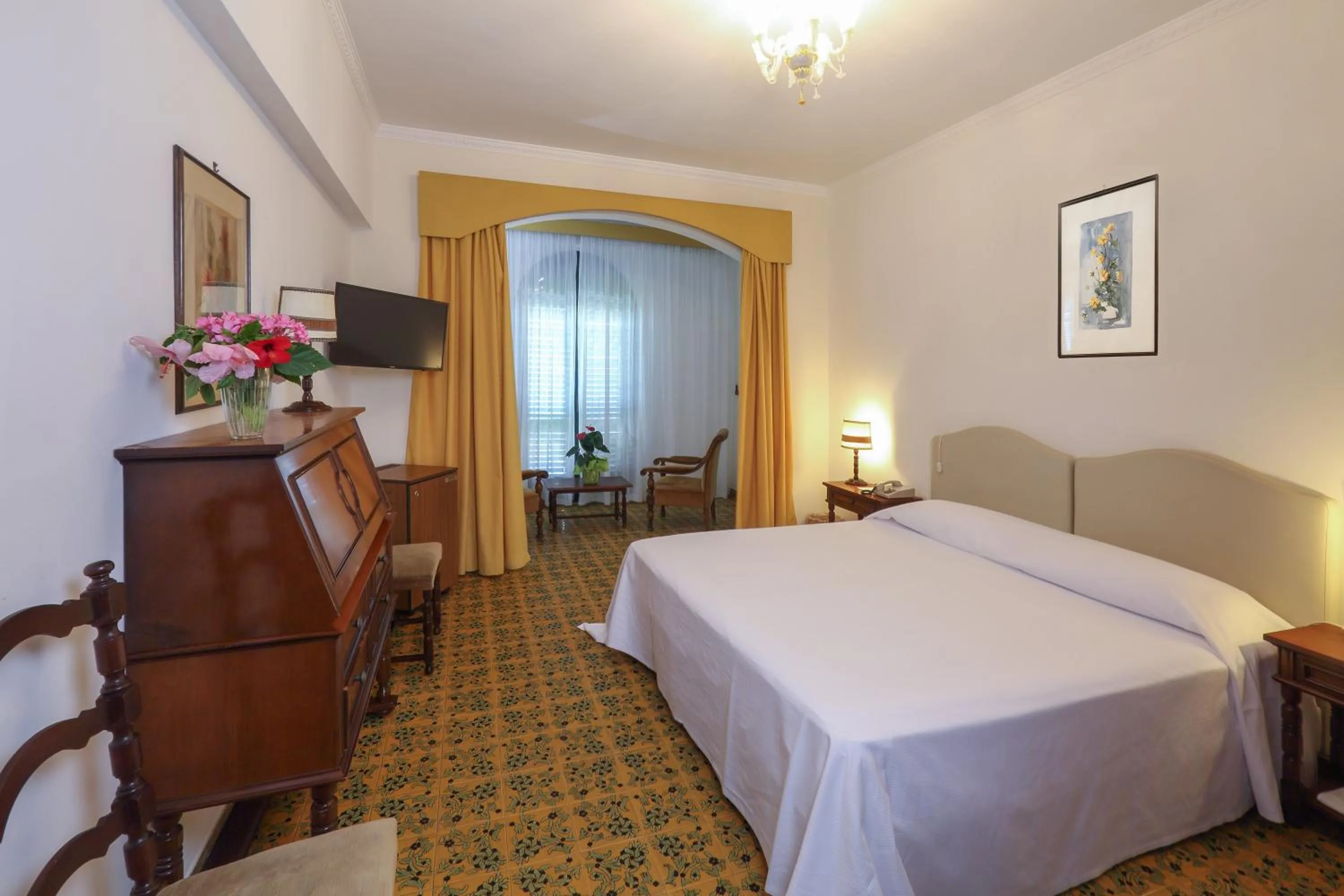 Bedroom, Bed in Hotel Lido Mediterranee