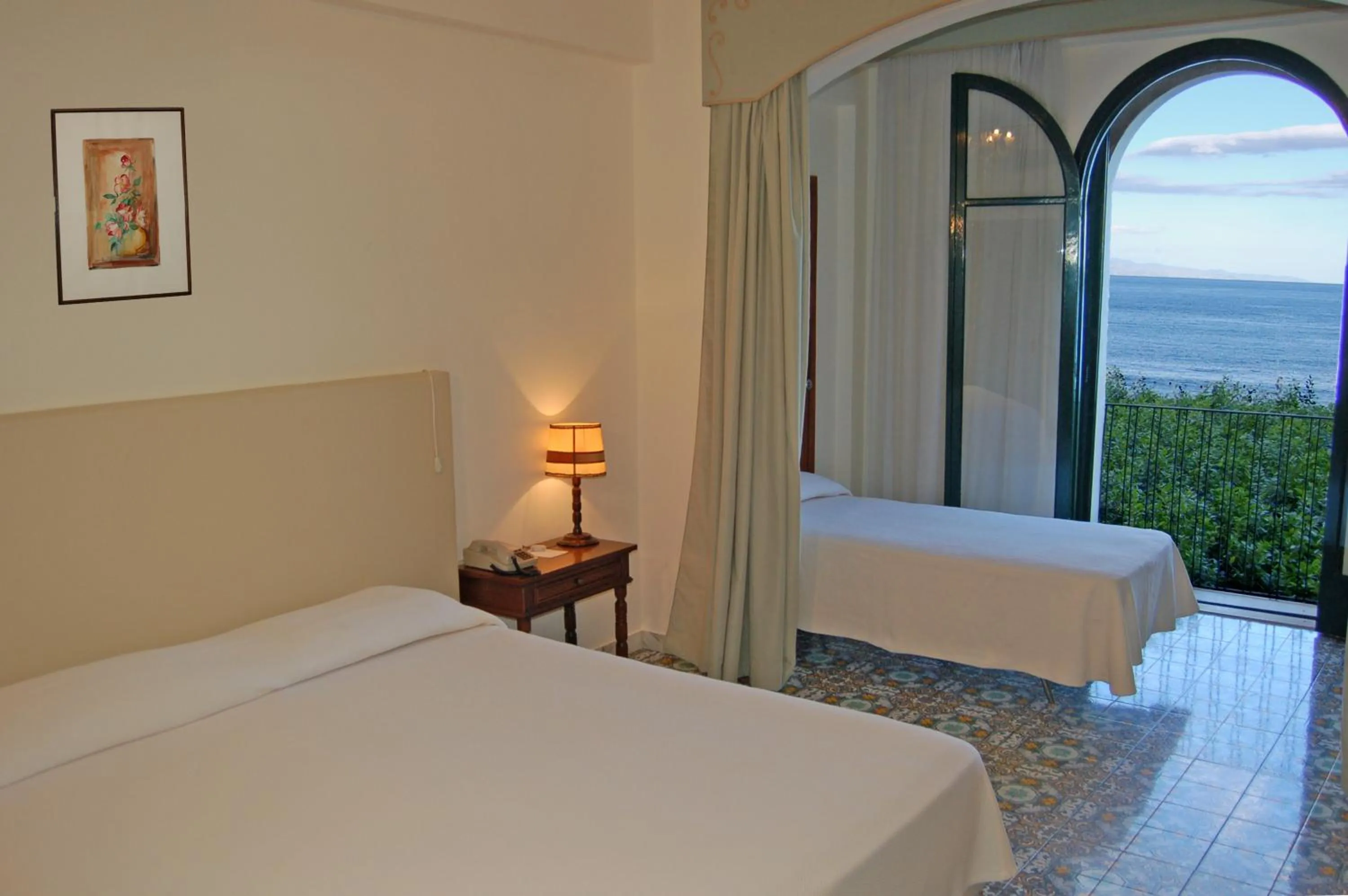 Bedroom, Bed in Hotel Lido Mediterranee