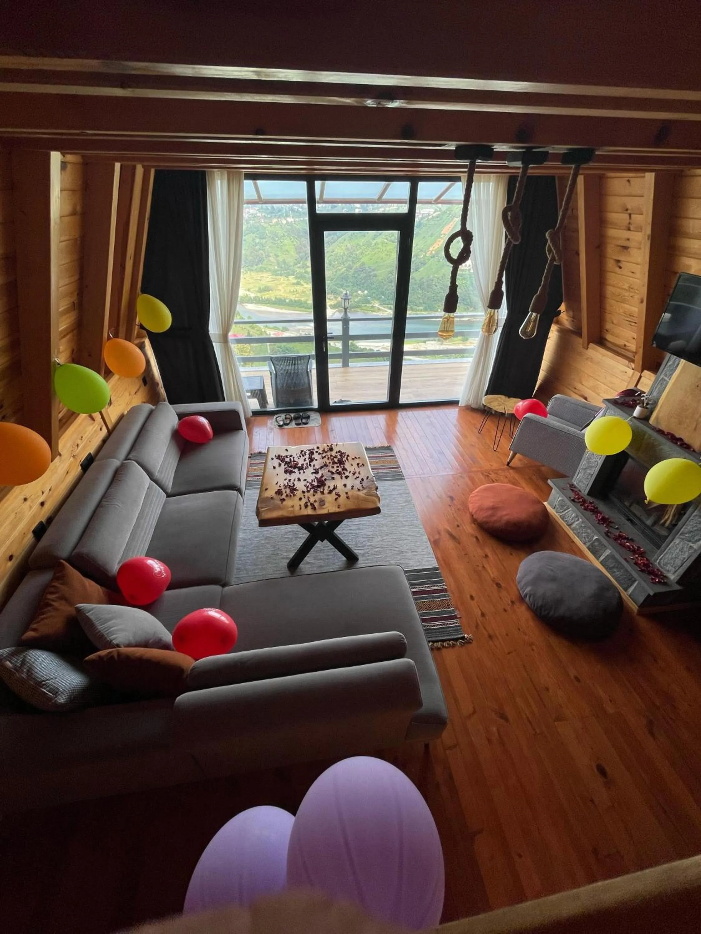 Living room in Dağderebungalow