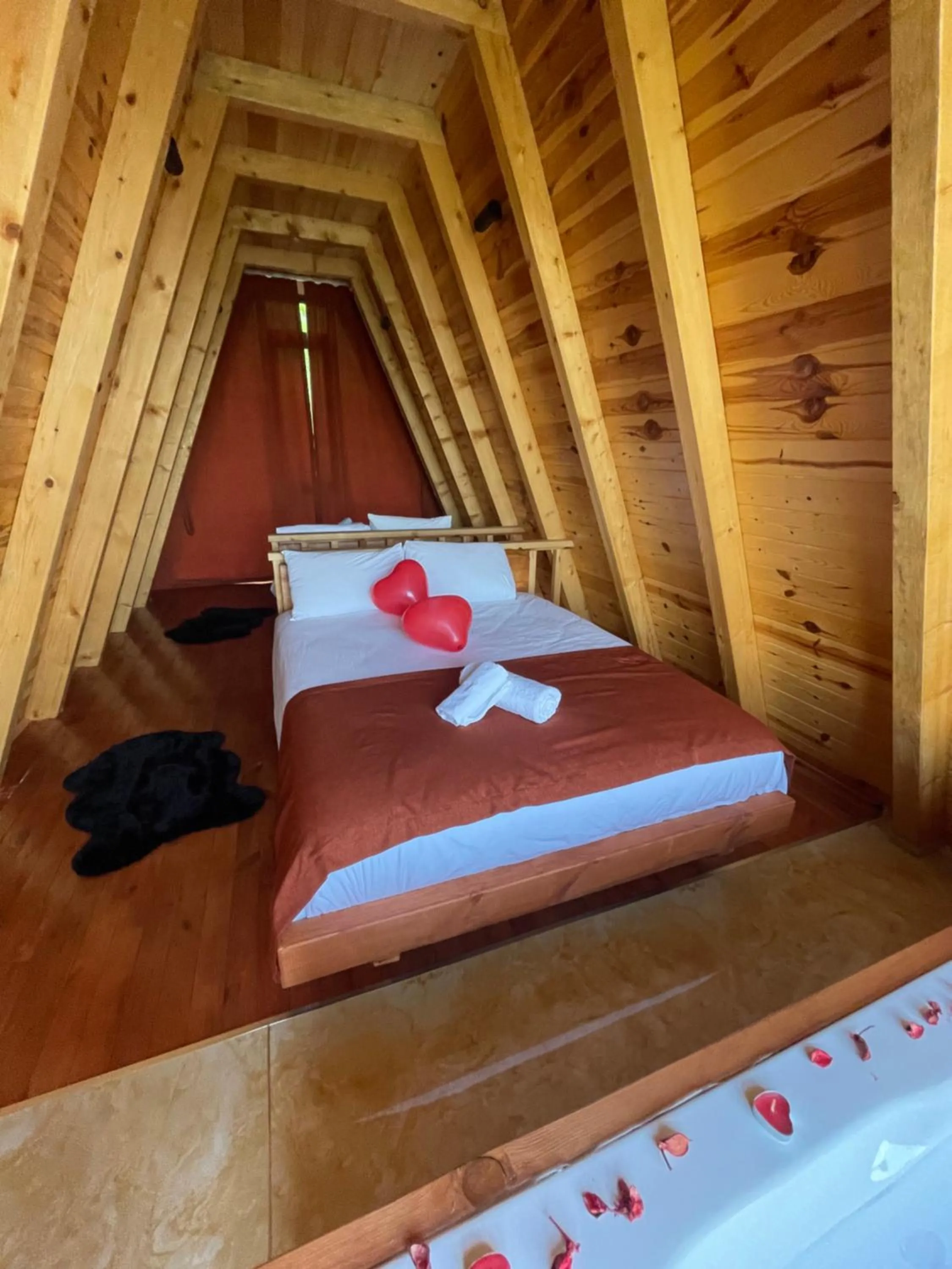 Bed in Dağderebungalow