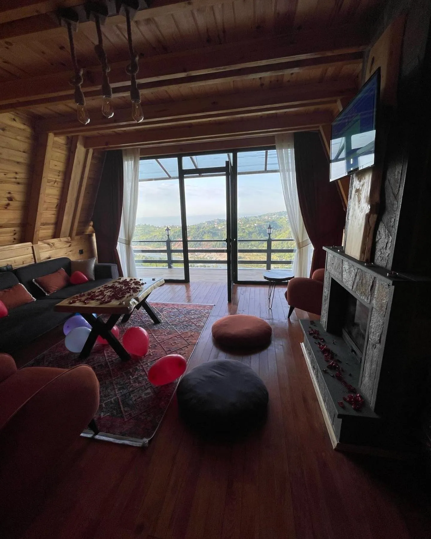 Living room in Dağderebungalow