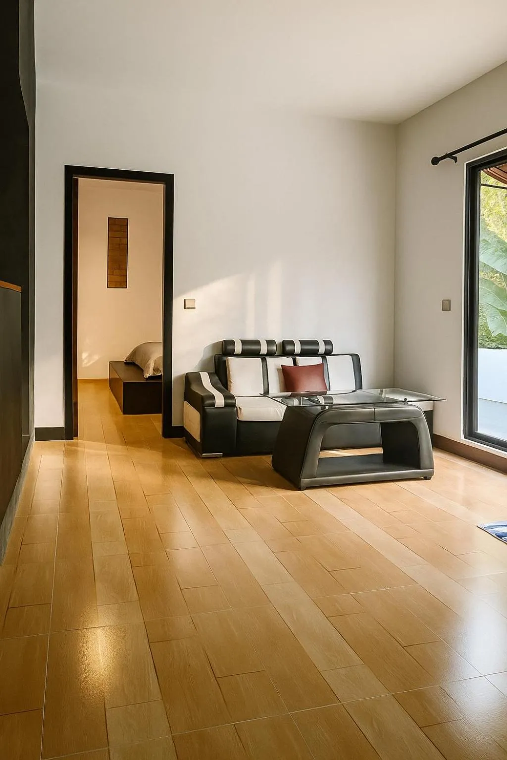 Living room, Bed in Prana Hotel