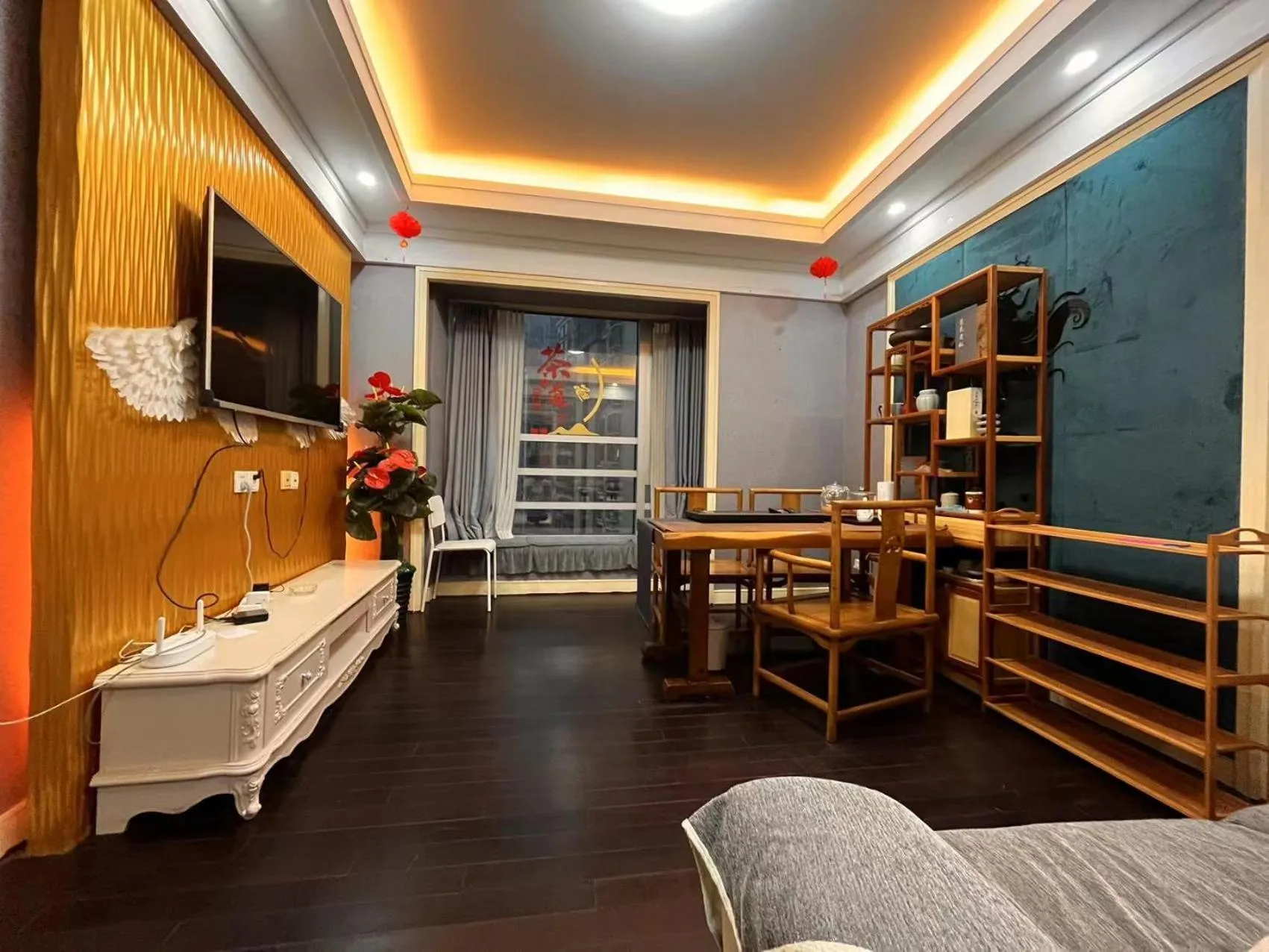 Living room in Shanghai Jiarong Hotel Apartment