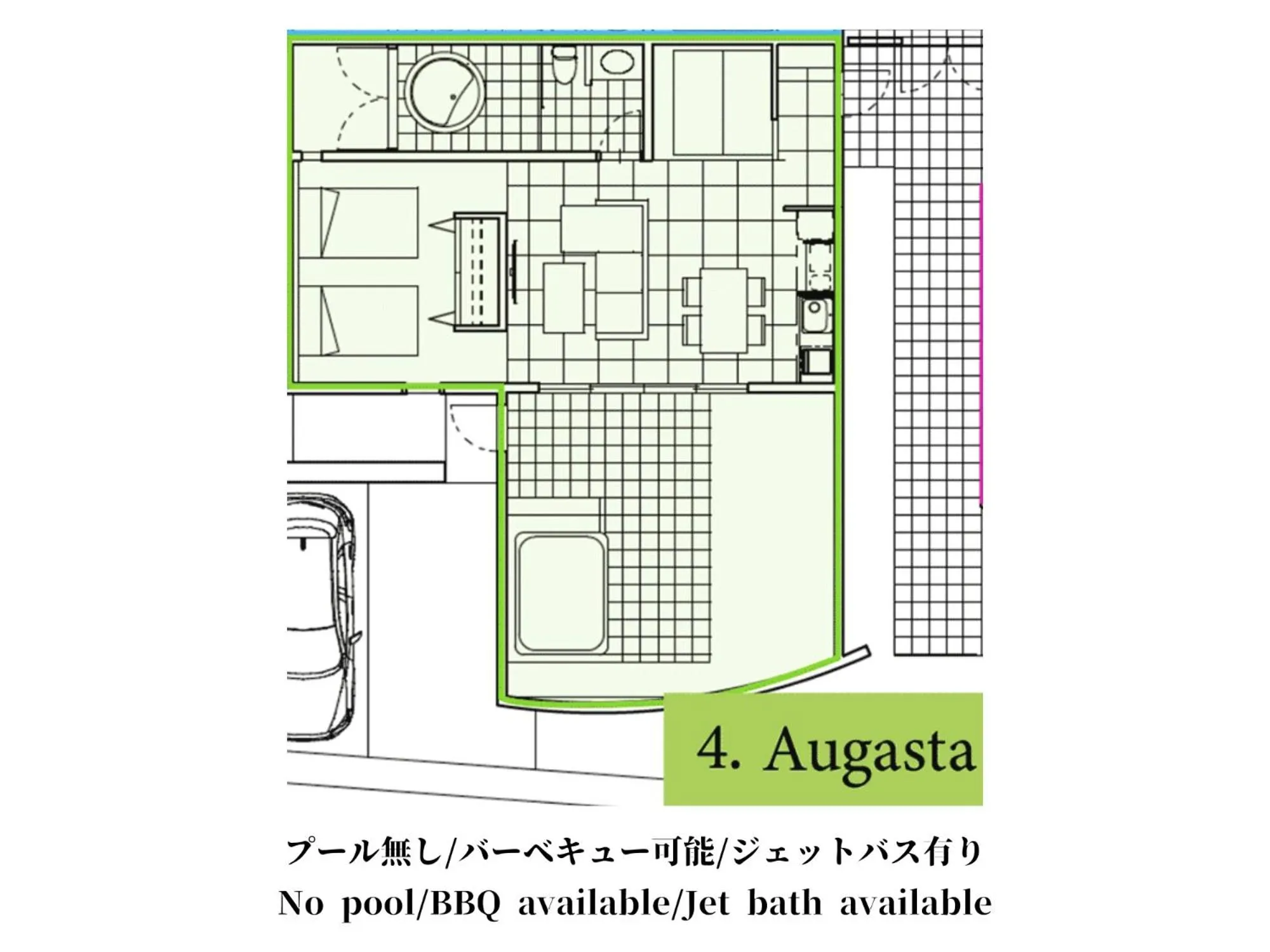 Property building in villa LIFE INDAH sumuide