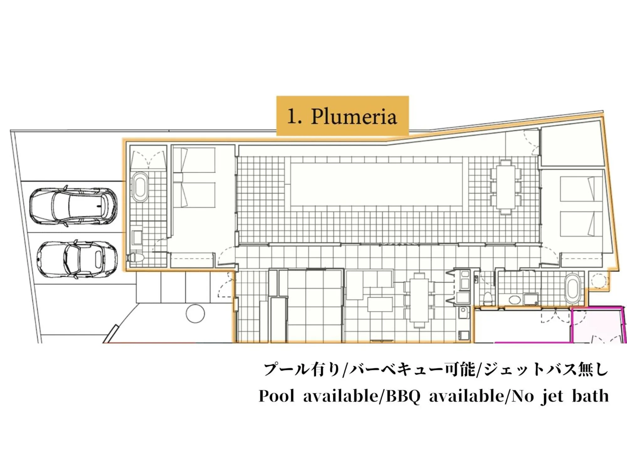 Property building in villa LIFE INDAH sumuide