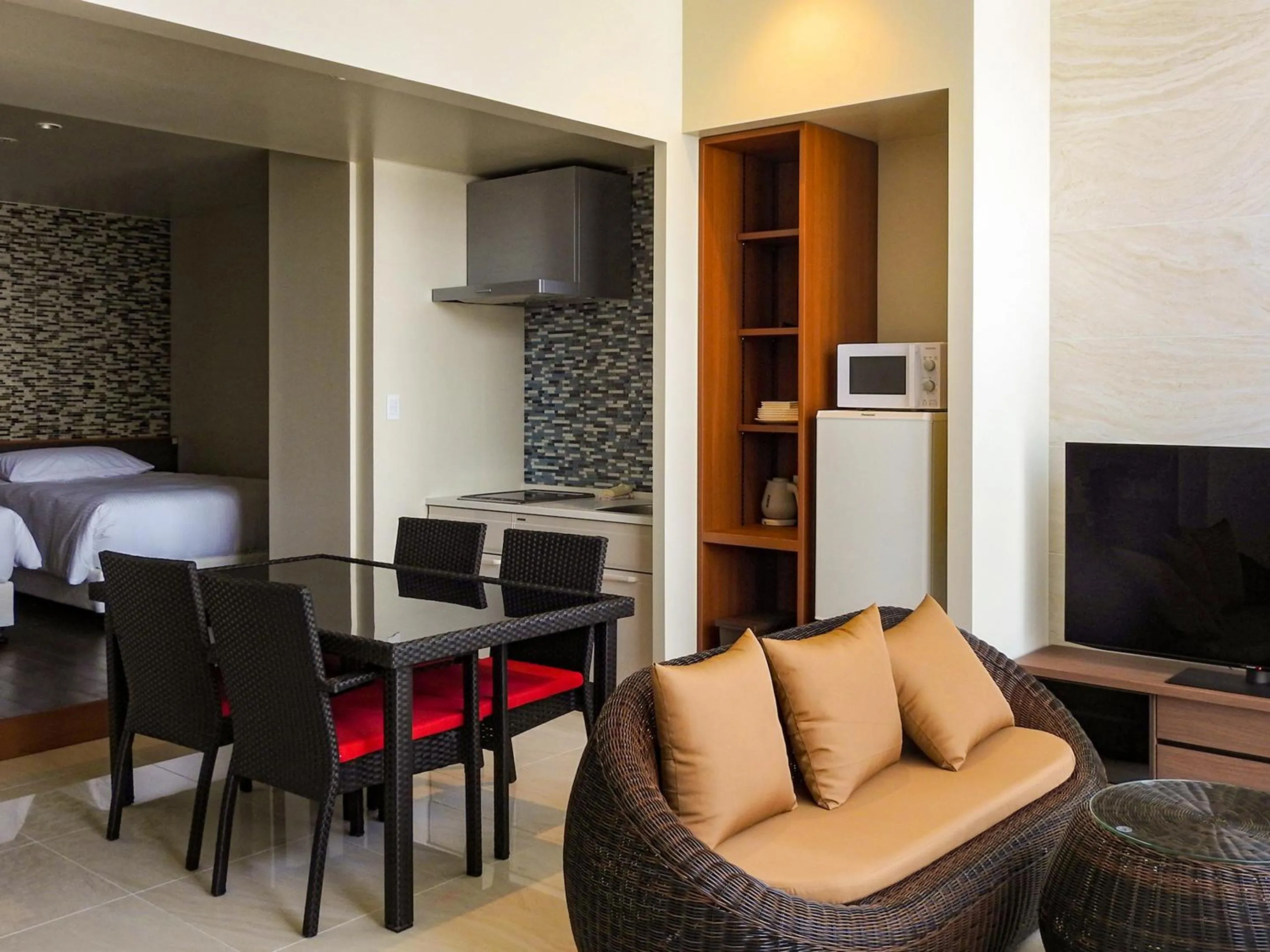 Living room in villa LIFE INDAH sumuide