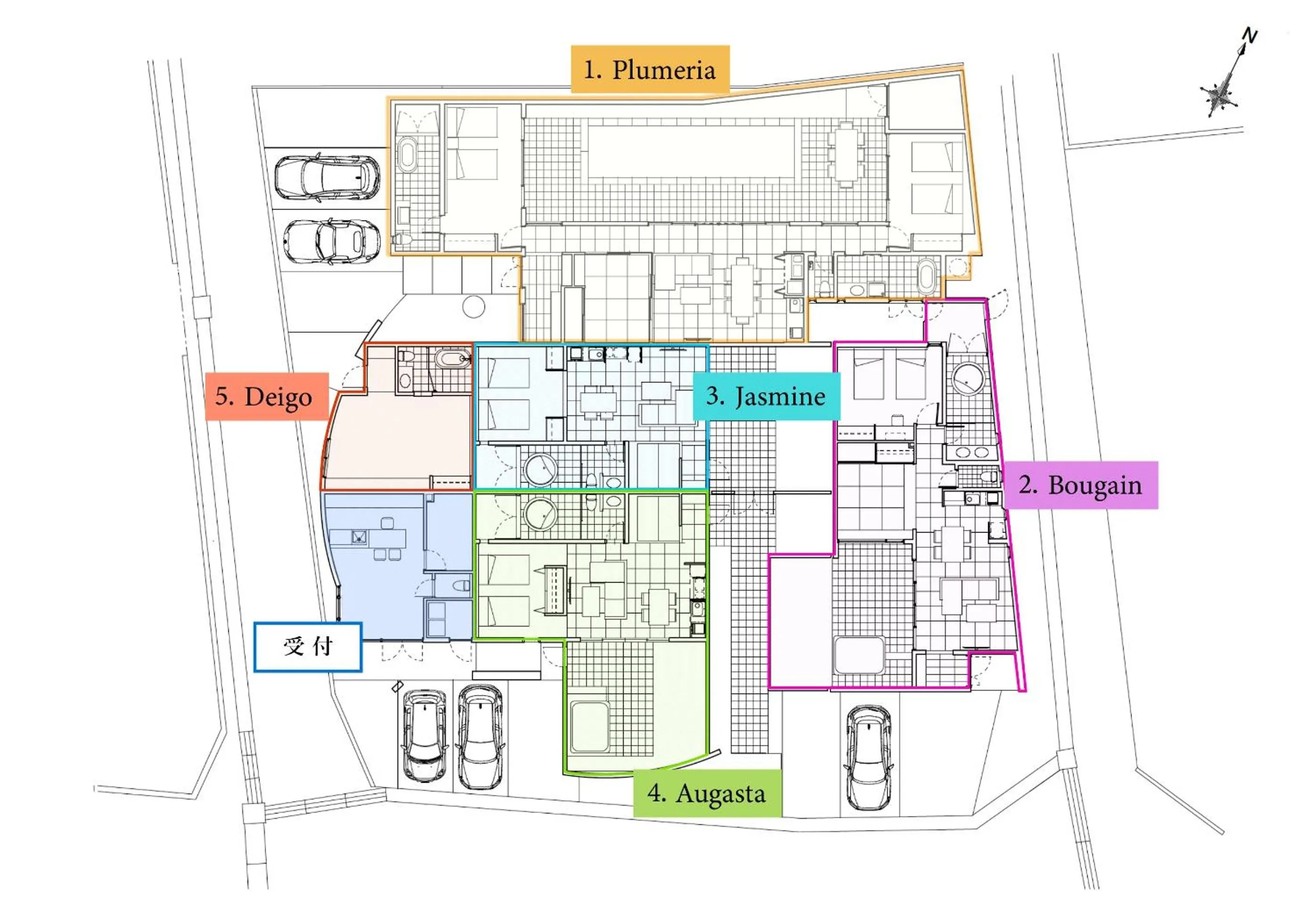 Property building in villa LIFE INDAH sumuide