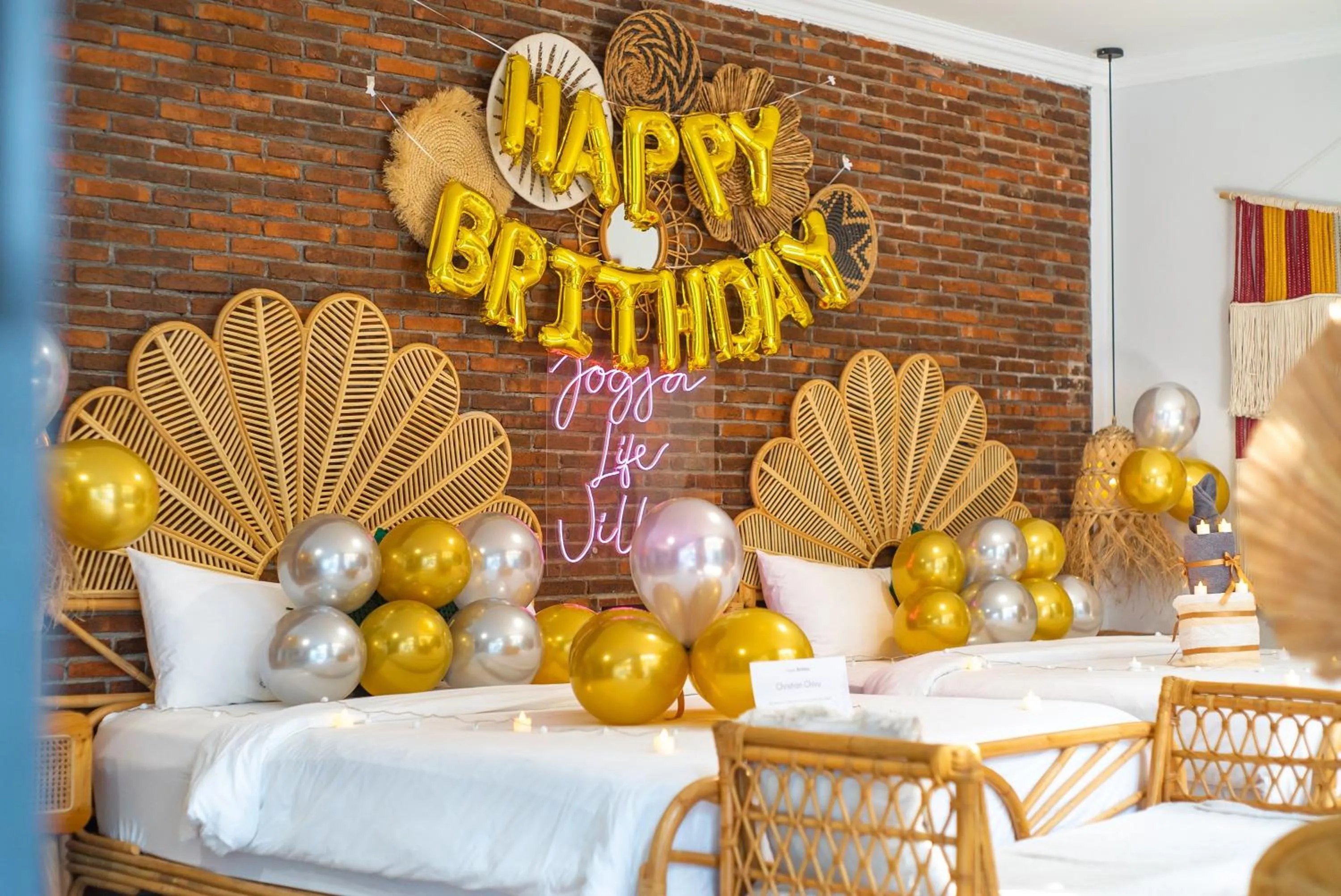 Decorative detail in Jogja Life Villas