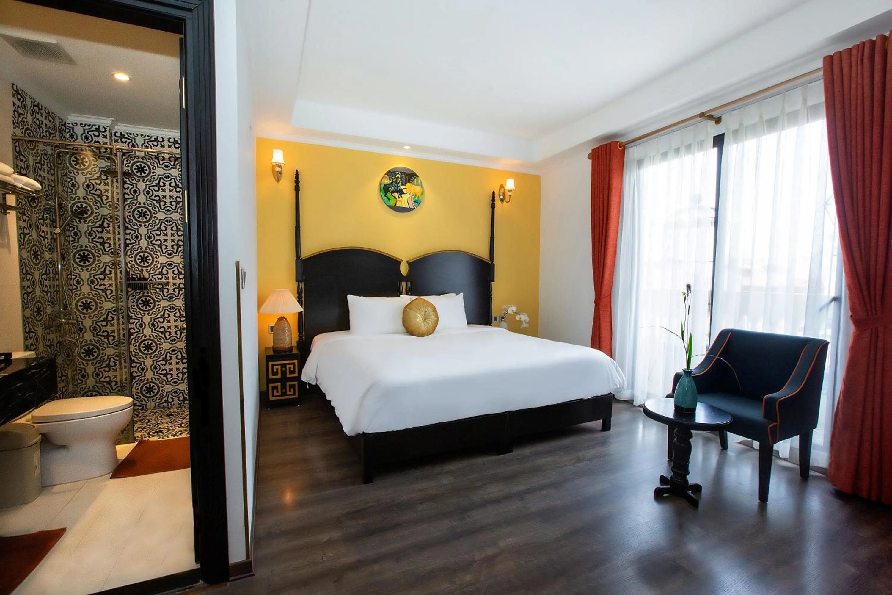 Bedroom, Bed in Hanoi Center Silk Boutique Hotel & Travel