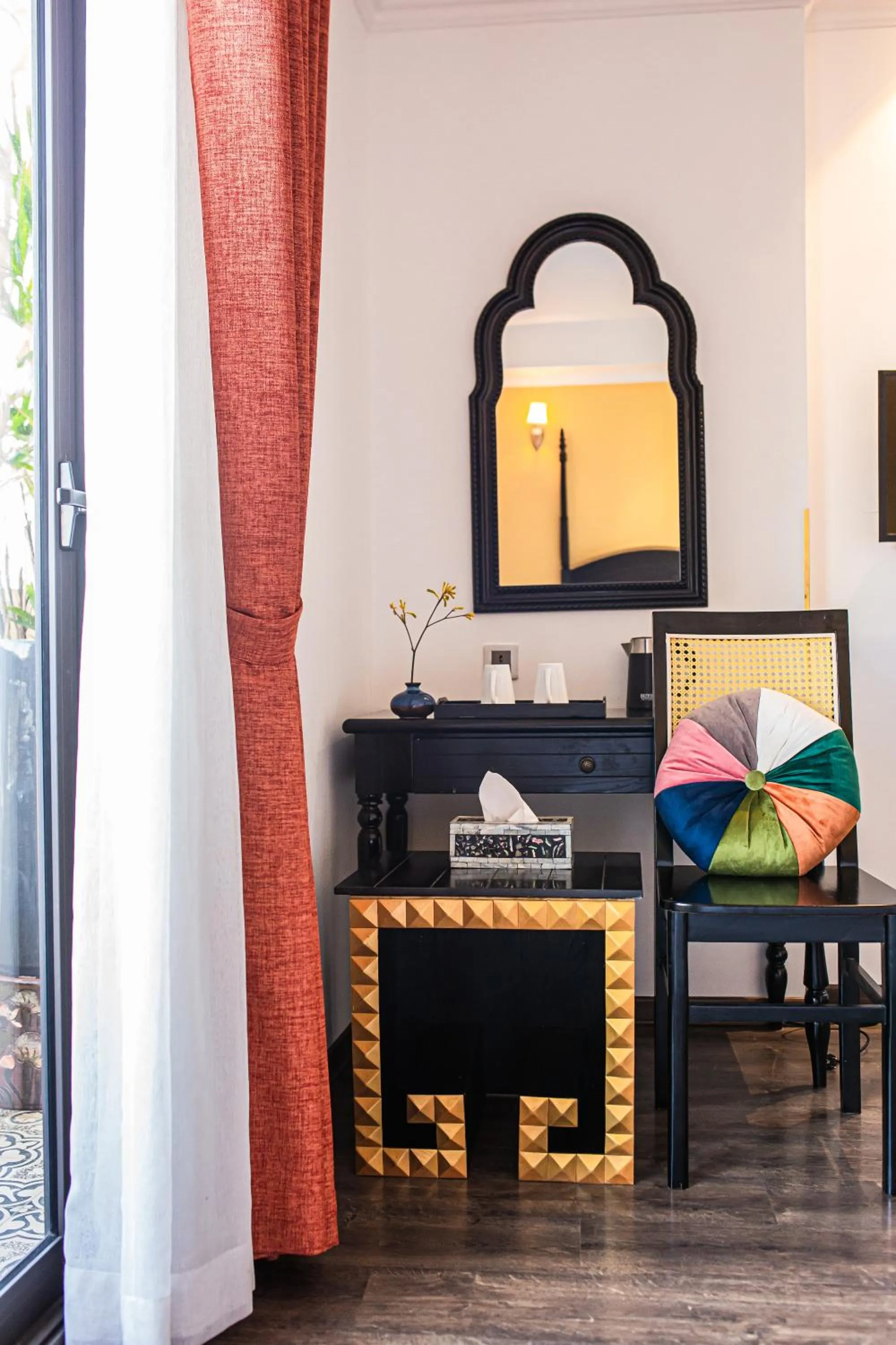 Decorative detail in Hanoi Center Silk Boutique Hotel & Travel