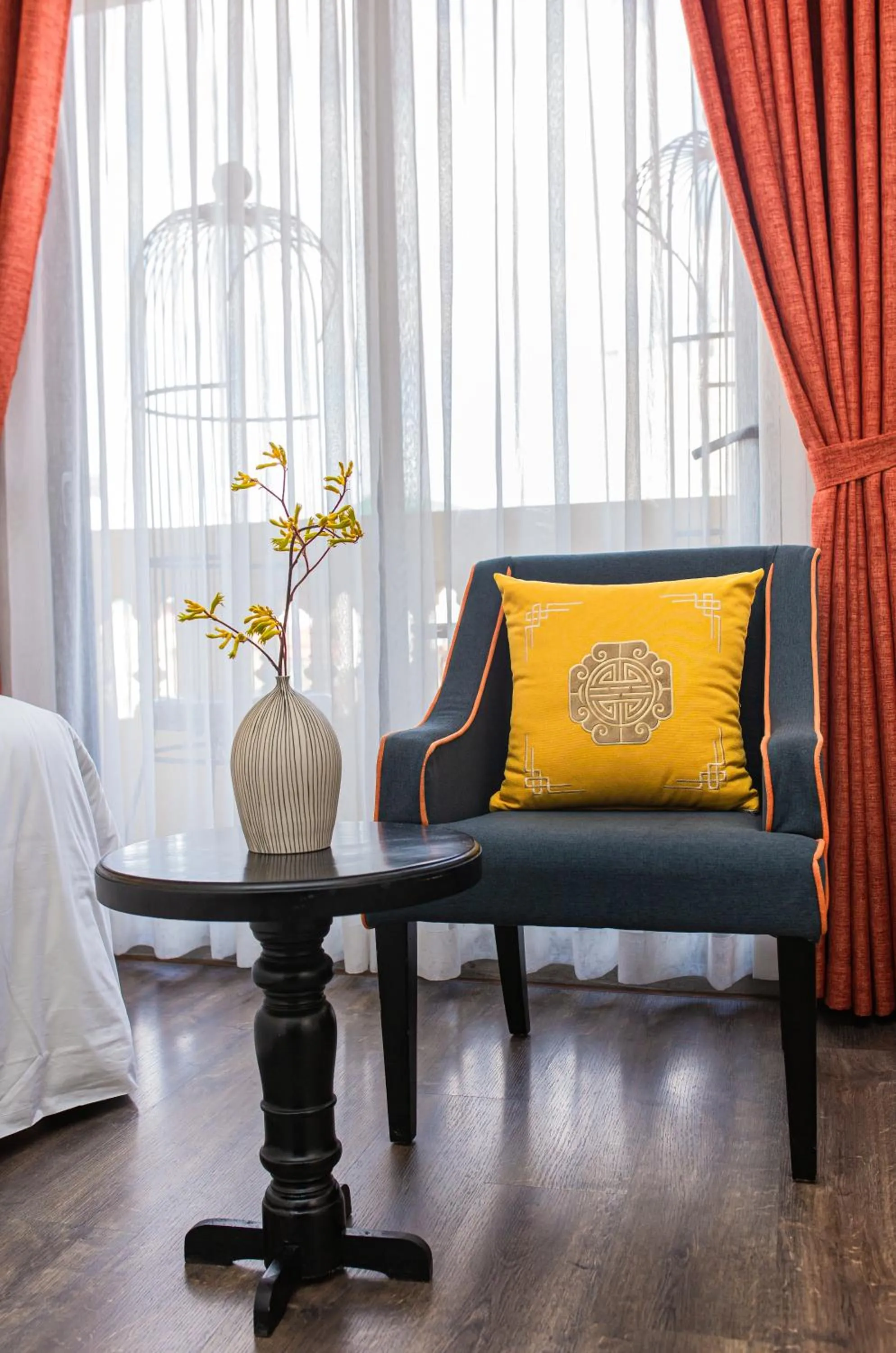 Decorative detail in Hanoi Center Silk Boutique Hotel & Travel