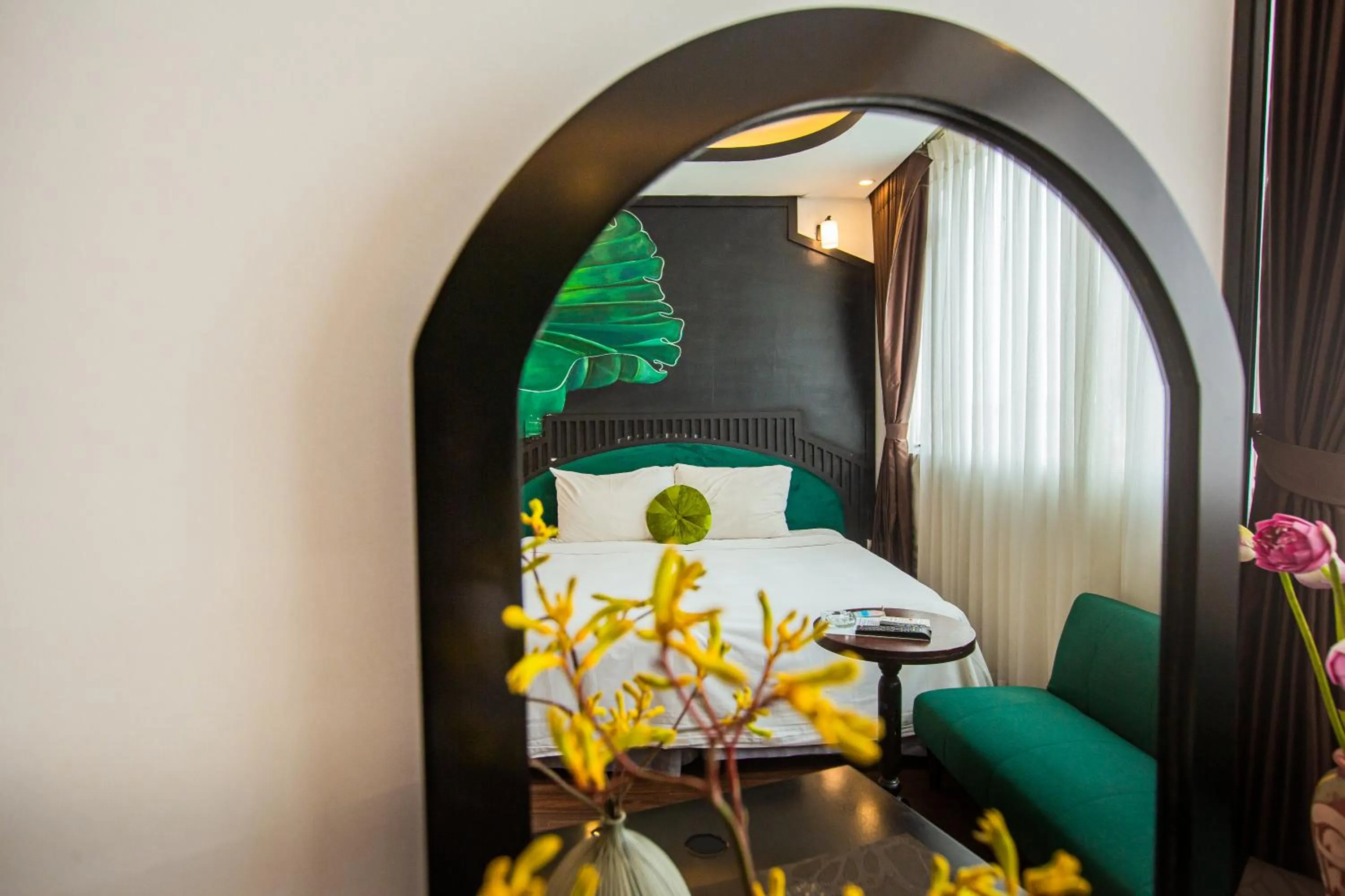 Decorative detail in Hanoi Center Silk Boutique Hotel & Travel