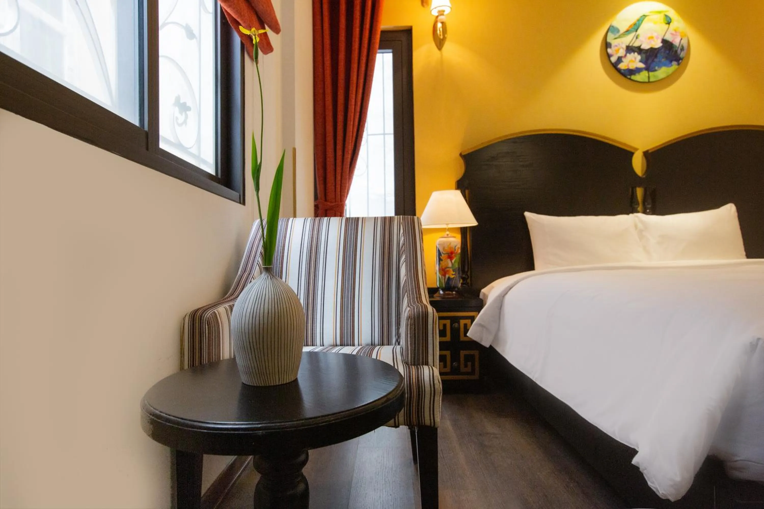 Bedroom, Bed in Hanoi Center Silk Boutique Hotel & Travel