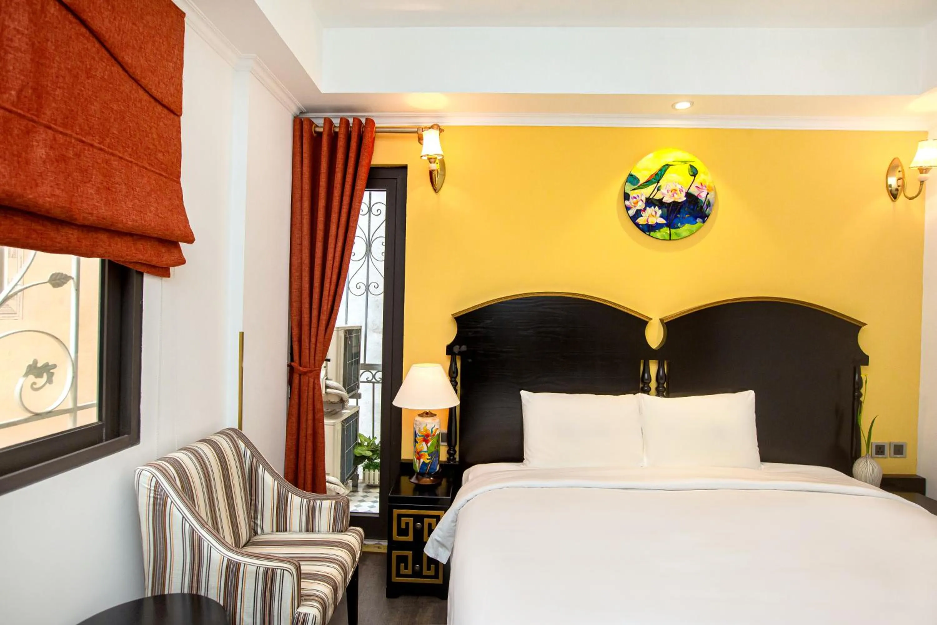 Bedroom, Bed in Hanoi Center Silk Boutique Hotel & Travel