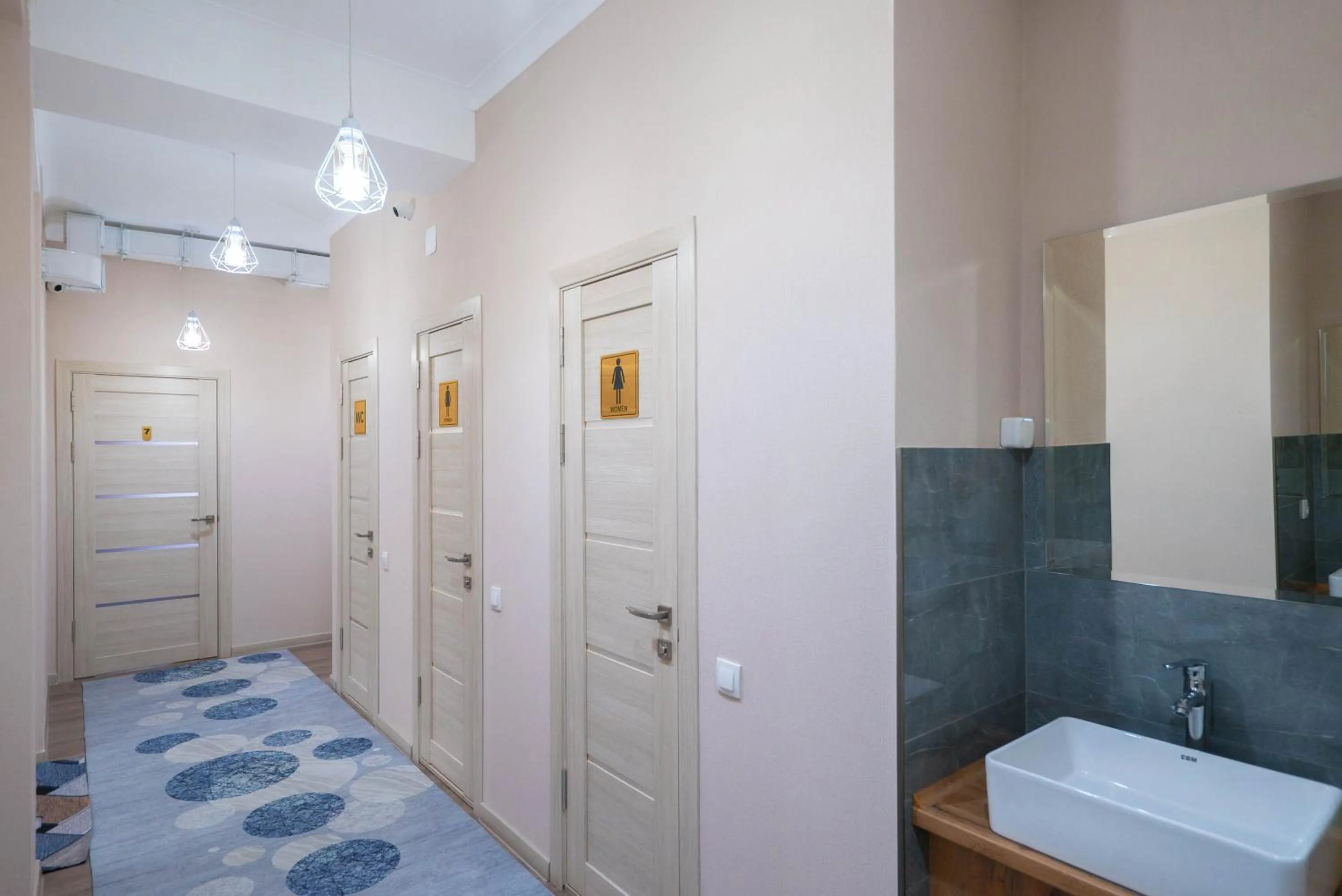 Bathroom in Kaganat Hostel