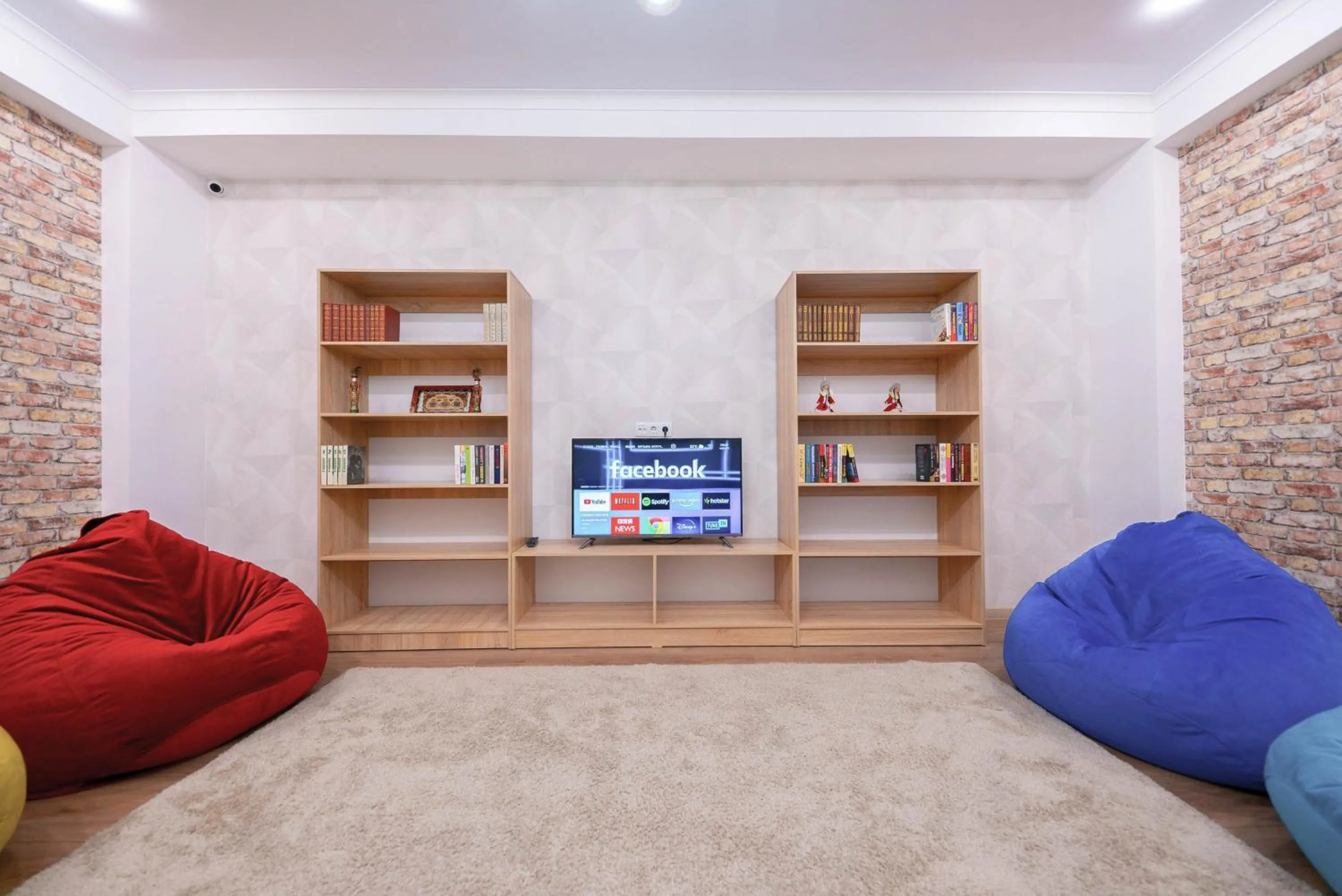 Living room in Kaganat Hostel
