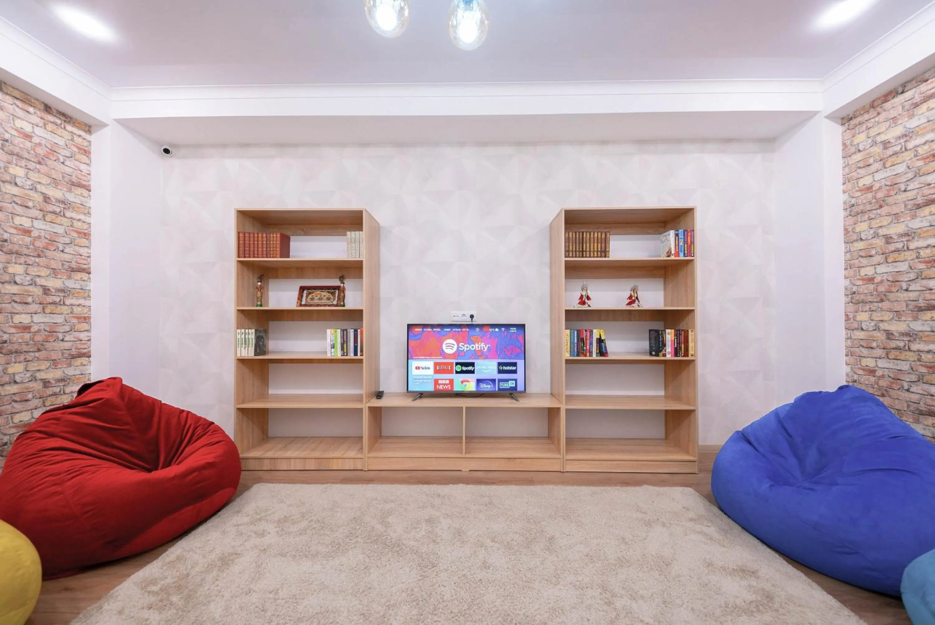 Living room in Kaganat Hostel