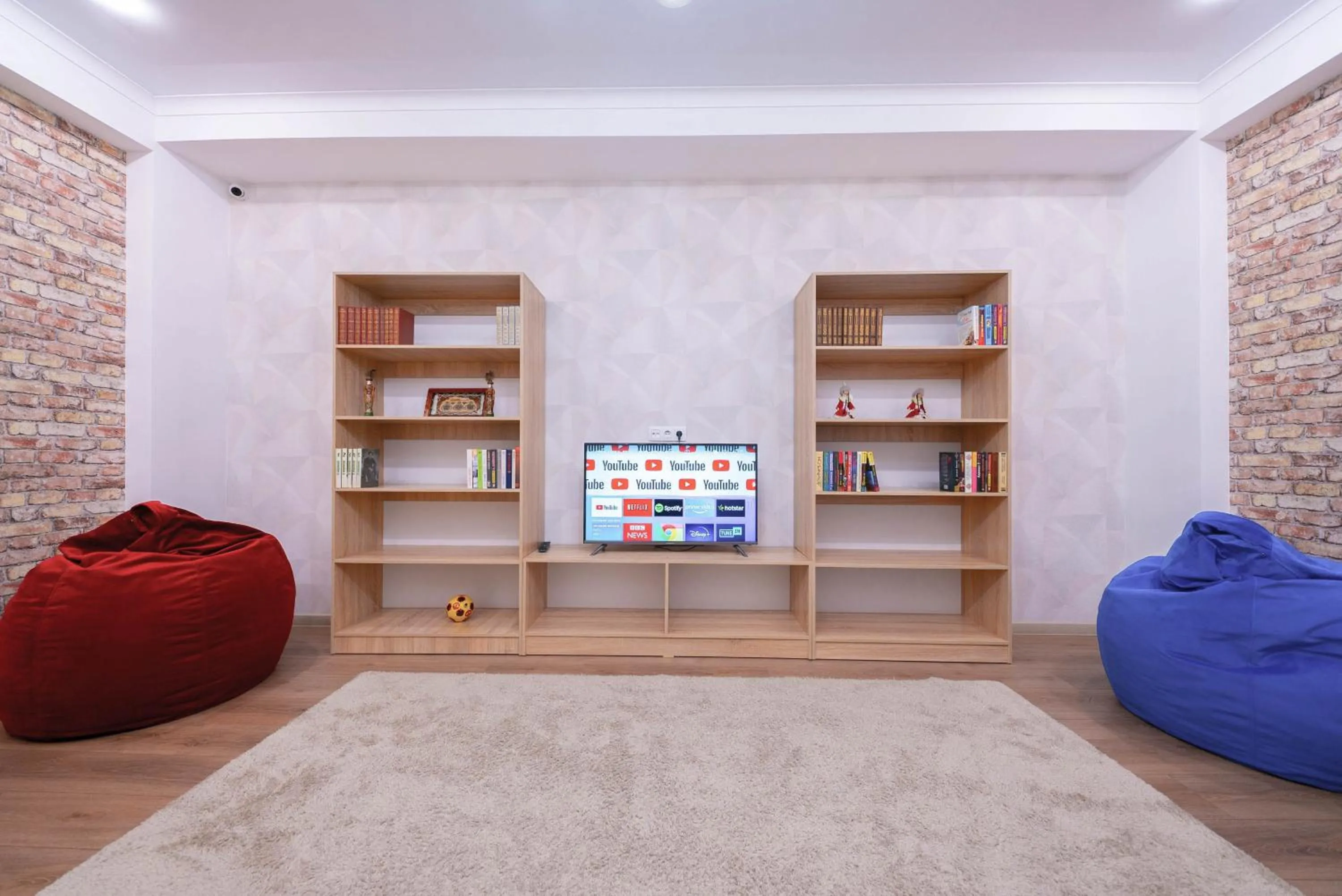 Living room in Kaganat Hostel