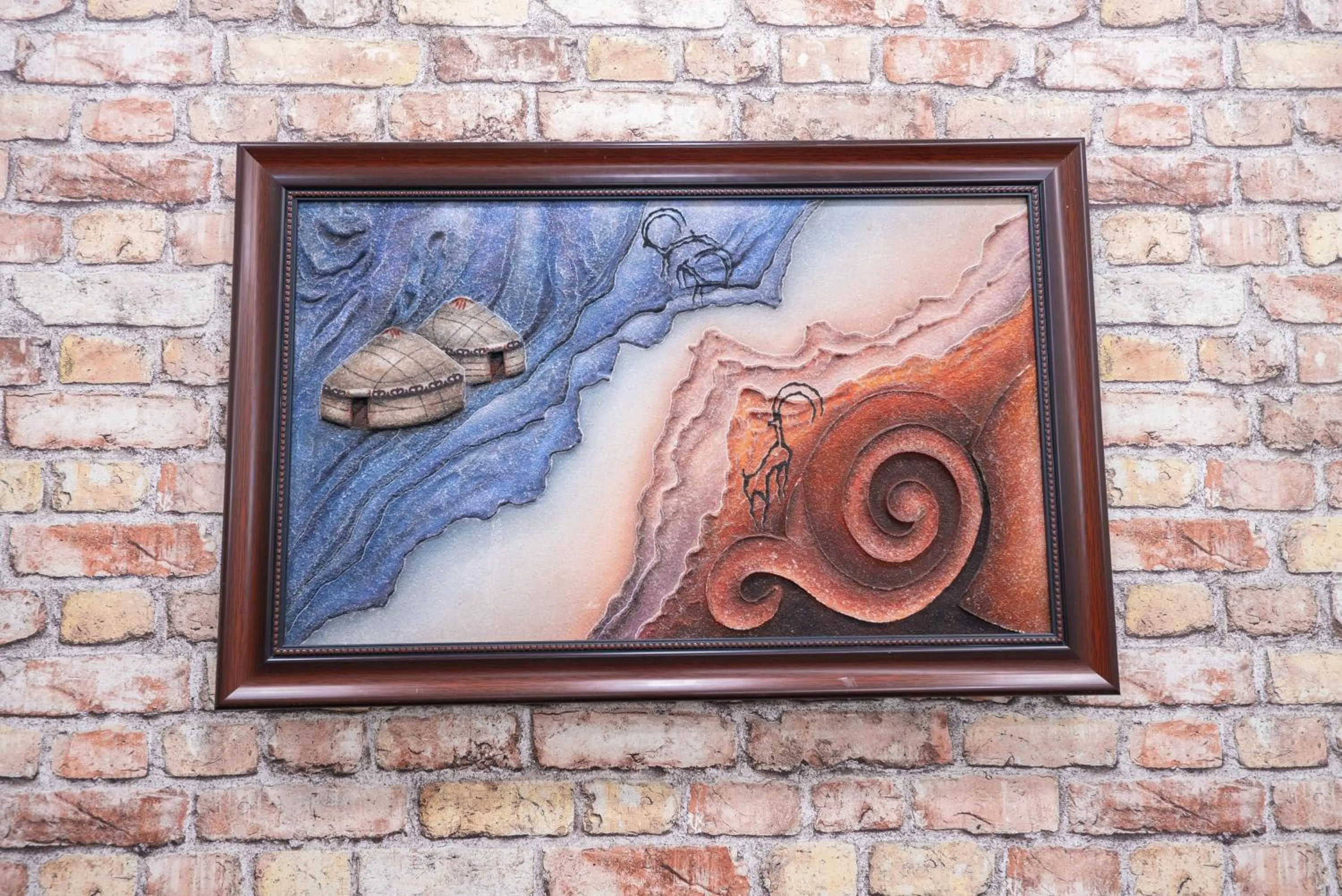 Seating area in Kaganat Hostel